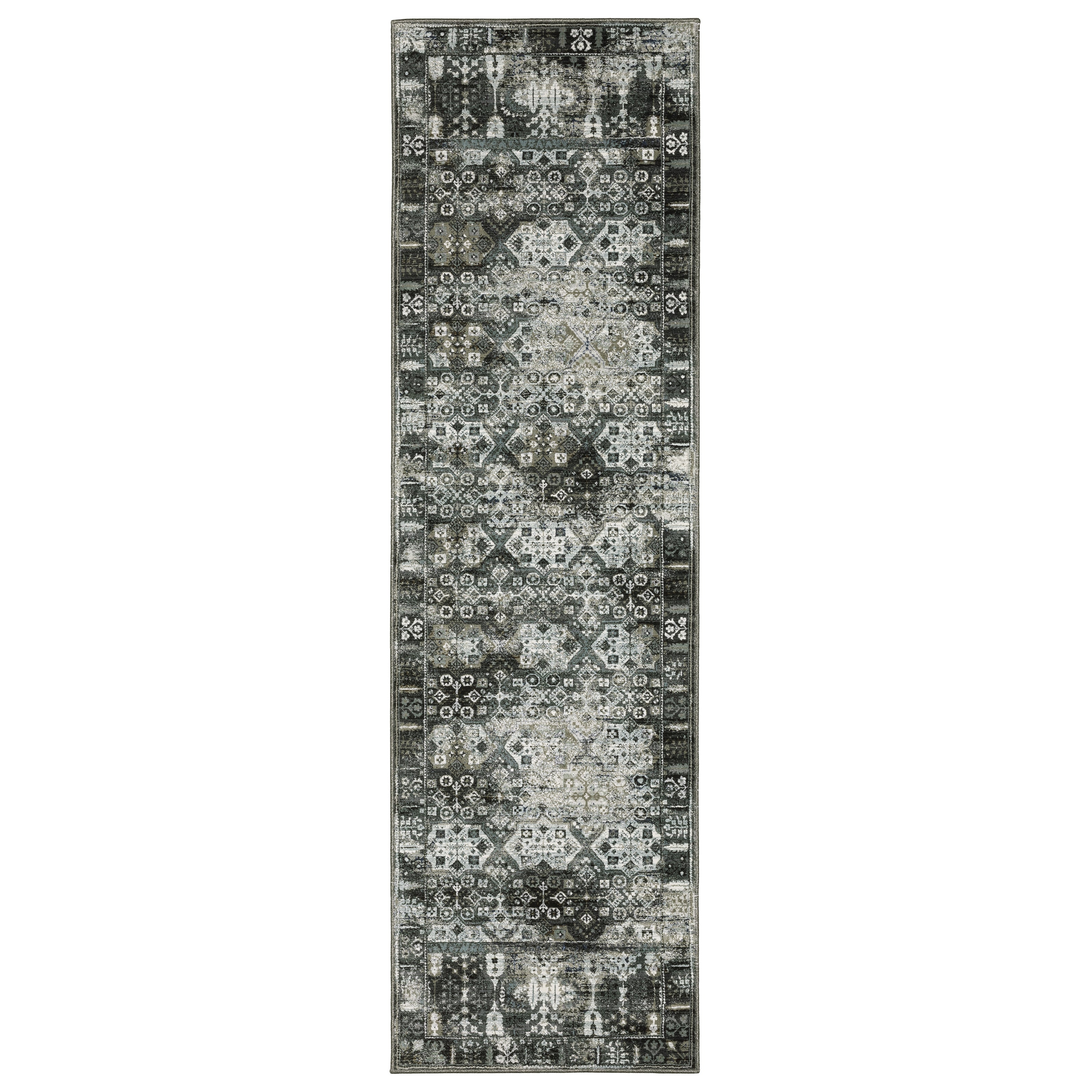 Oriental Weavers Gemini 70N Charcoal/Grey Area Rug