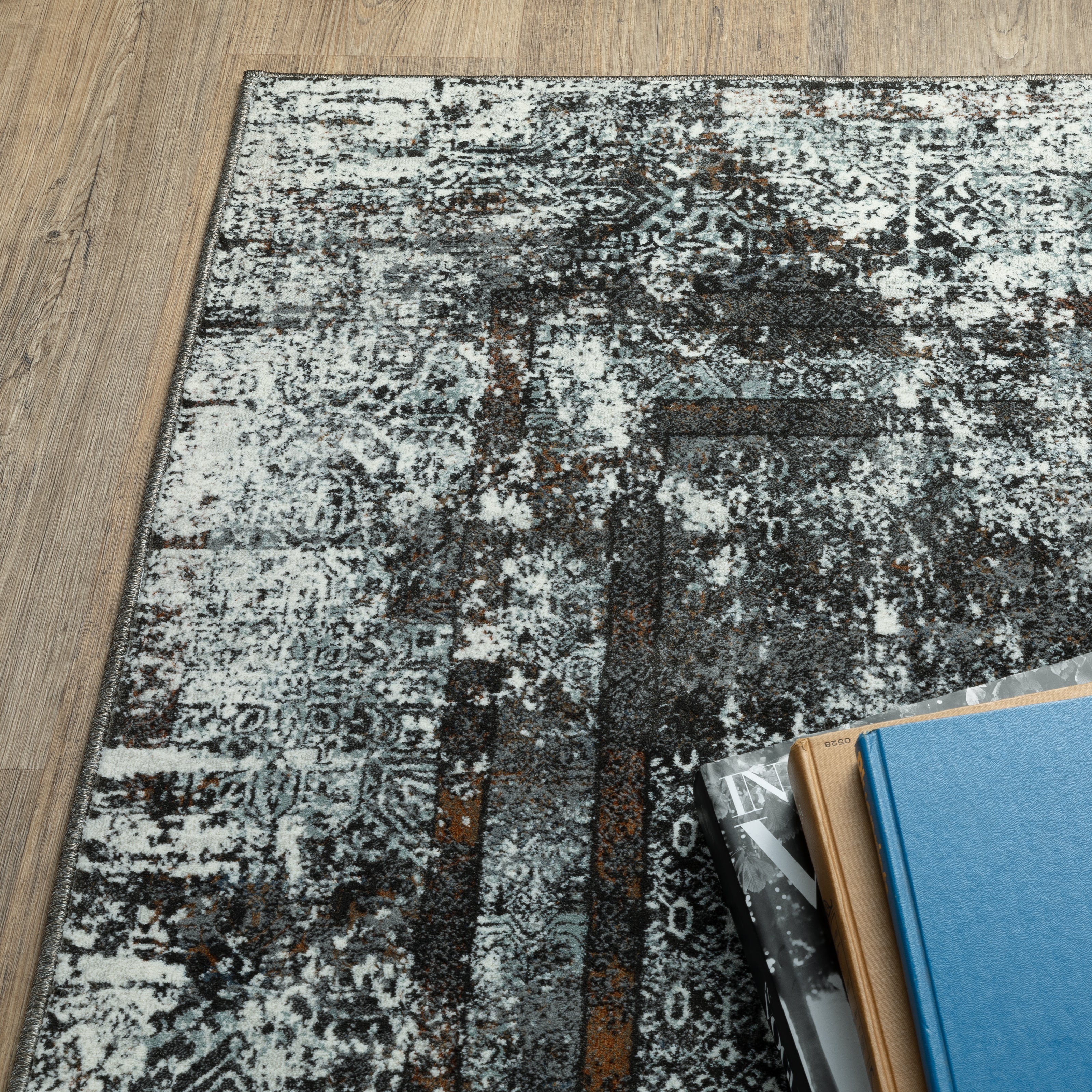 Oriental Weavers Gemini 90O Charcoal/Grey Area Rug
