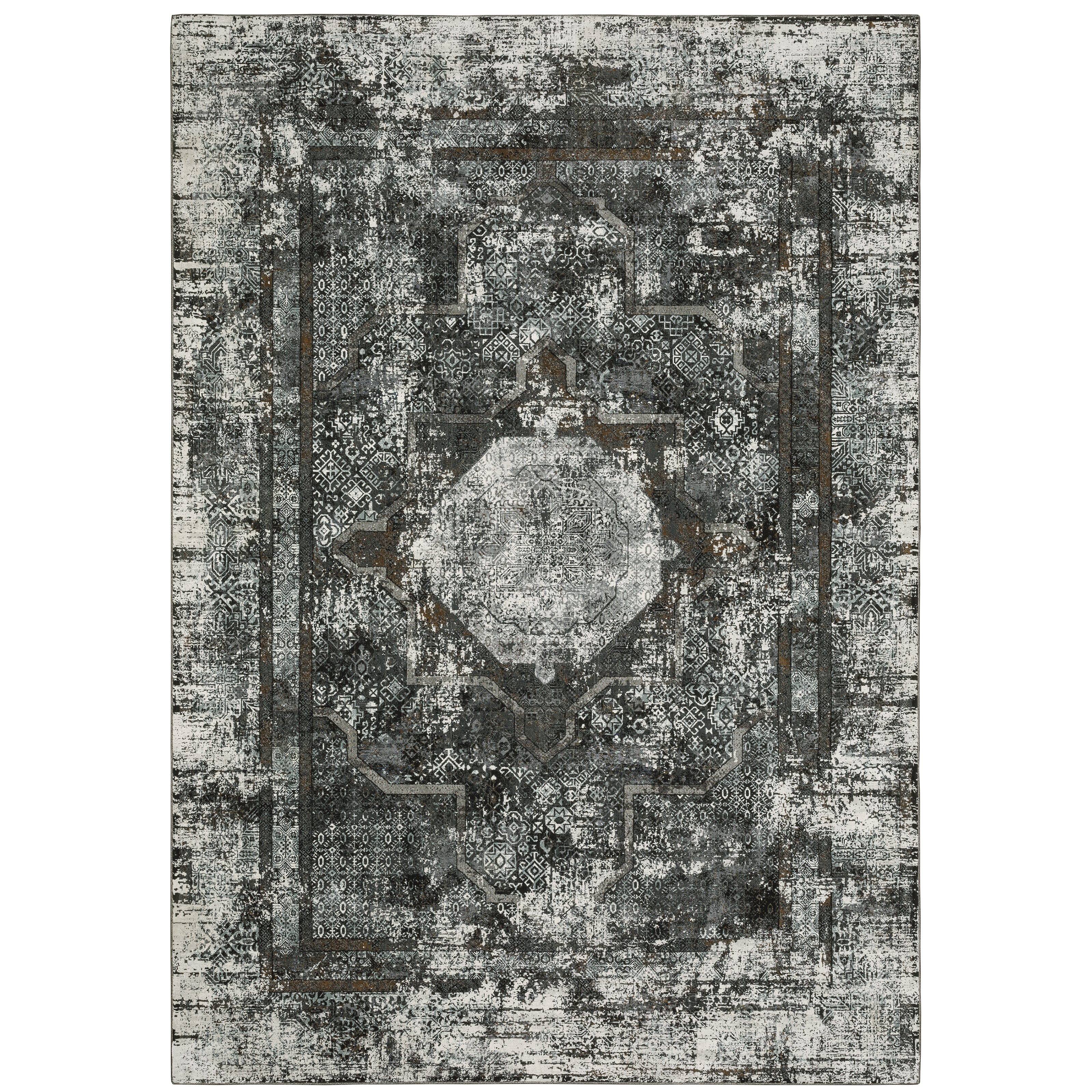 Oriental Weavers Gemini 90O Charcoal/Grey Area Rug
