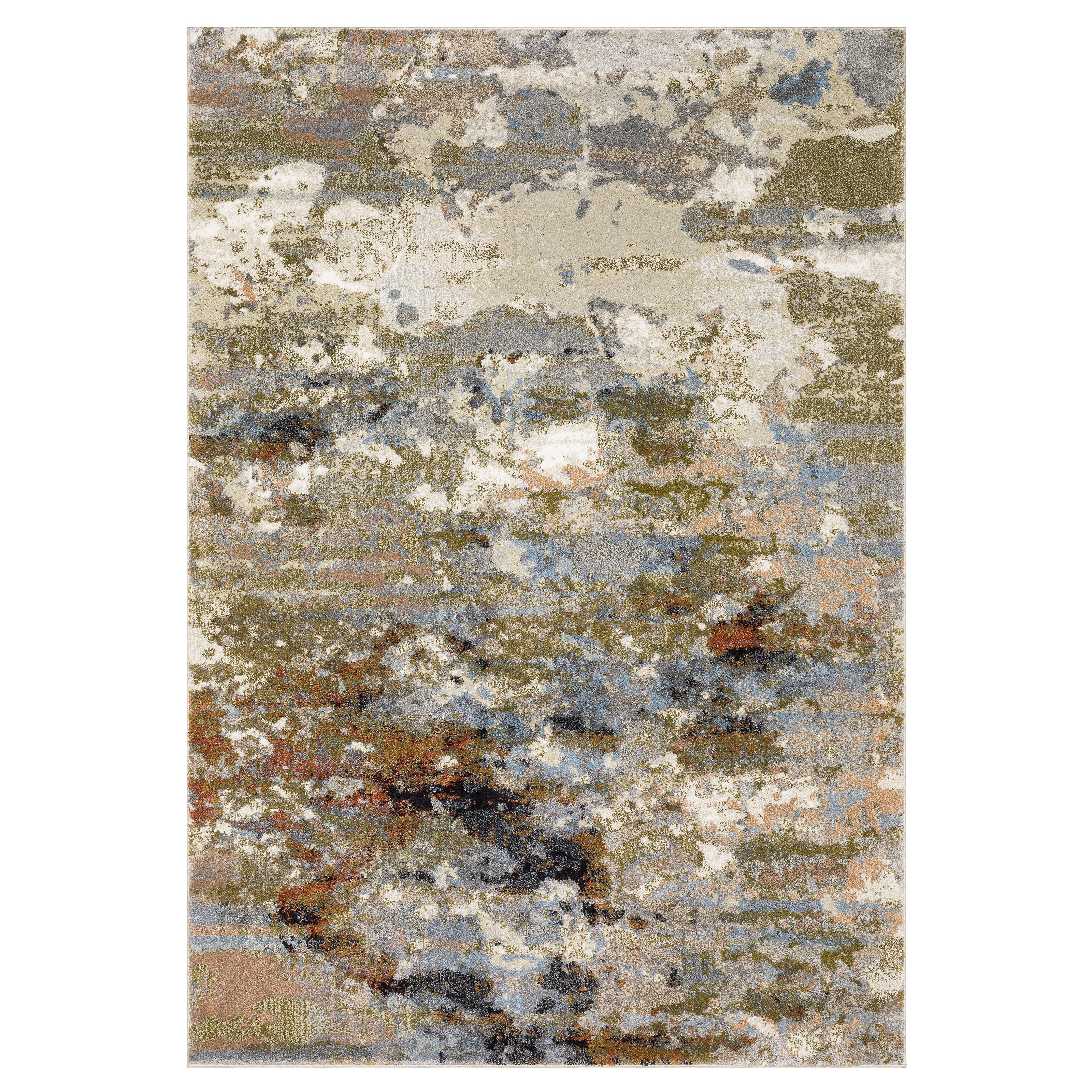 Oriental Weavers Gemma GEM07 Gold/Rust Area Rug
