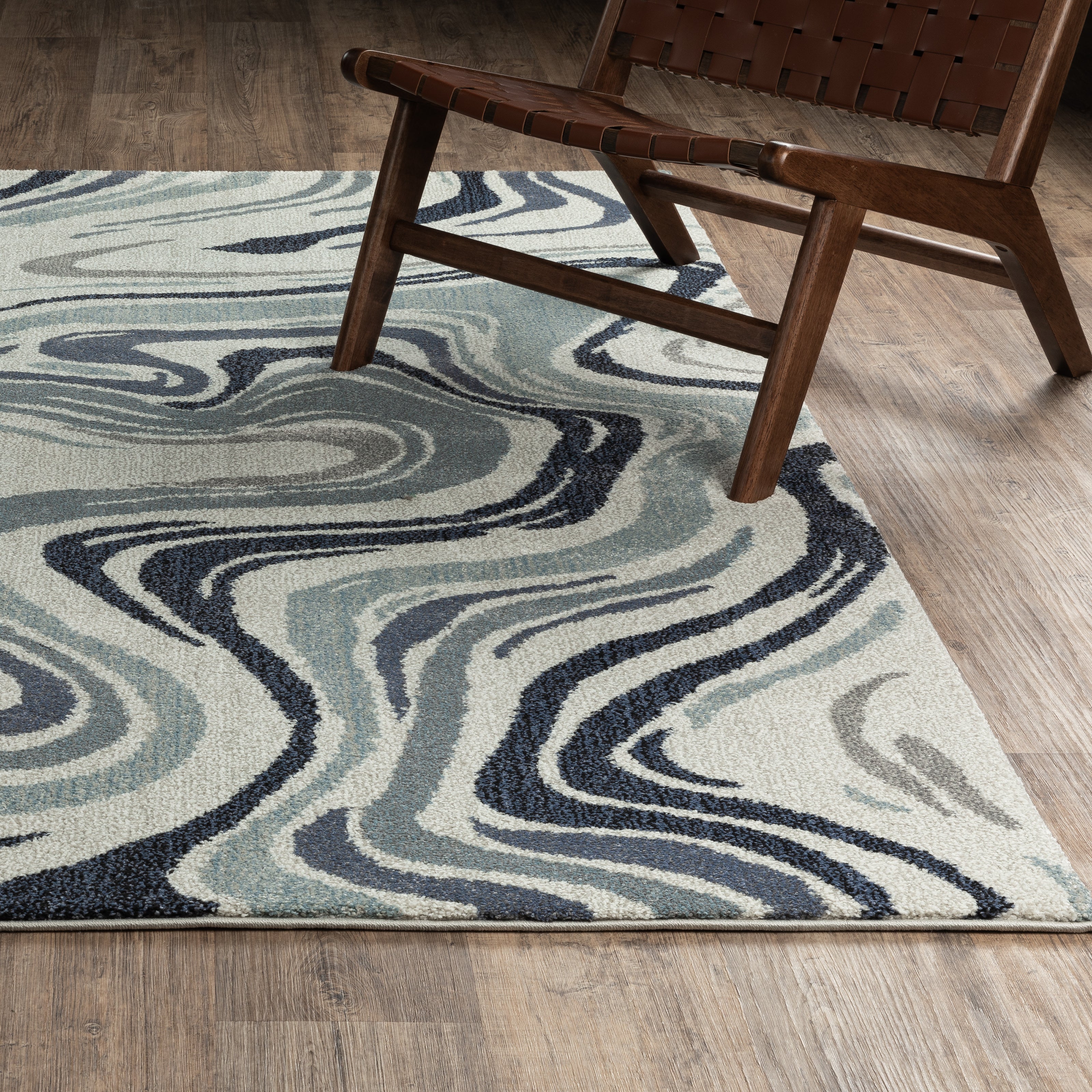 Oriental Weavers Gemma GEM09 Blue/Beige Area Rug