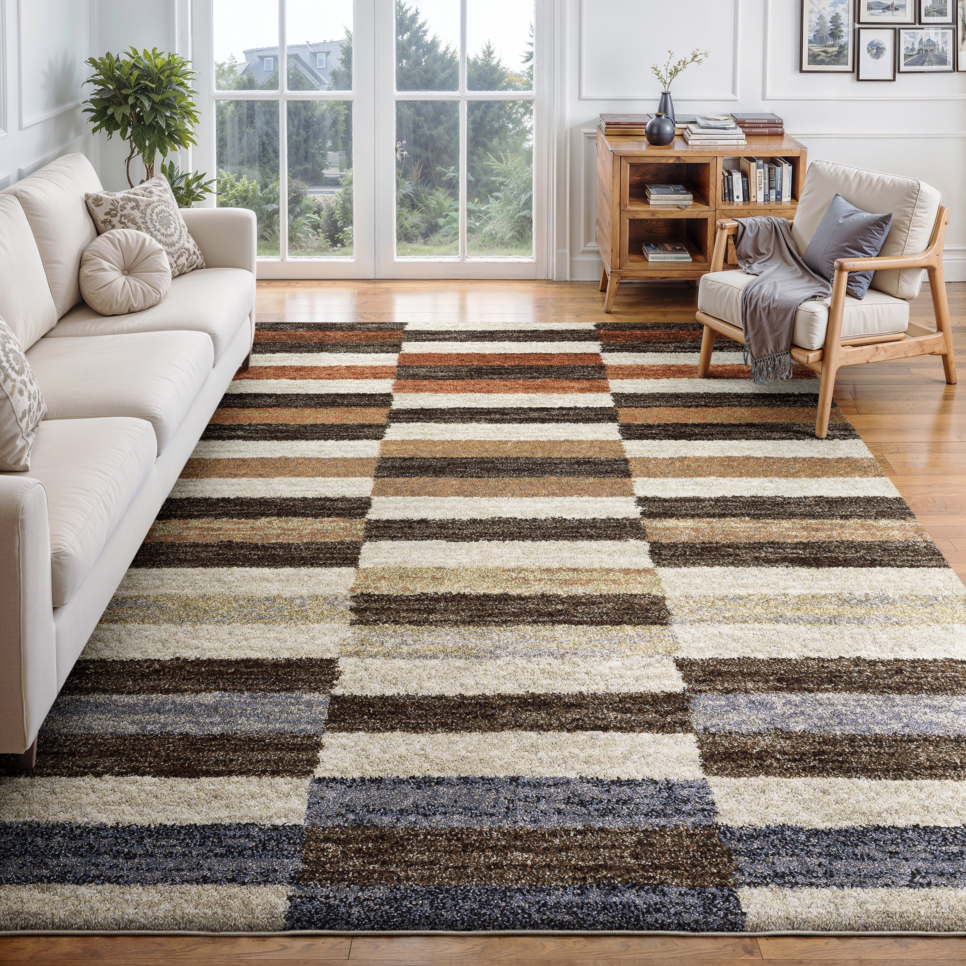 Oriental Weavers Gemma GEM10 Multi/Brown Area Rug