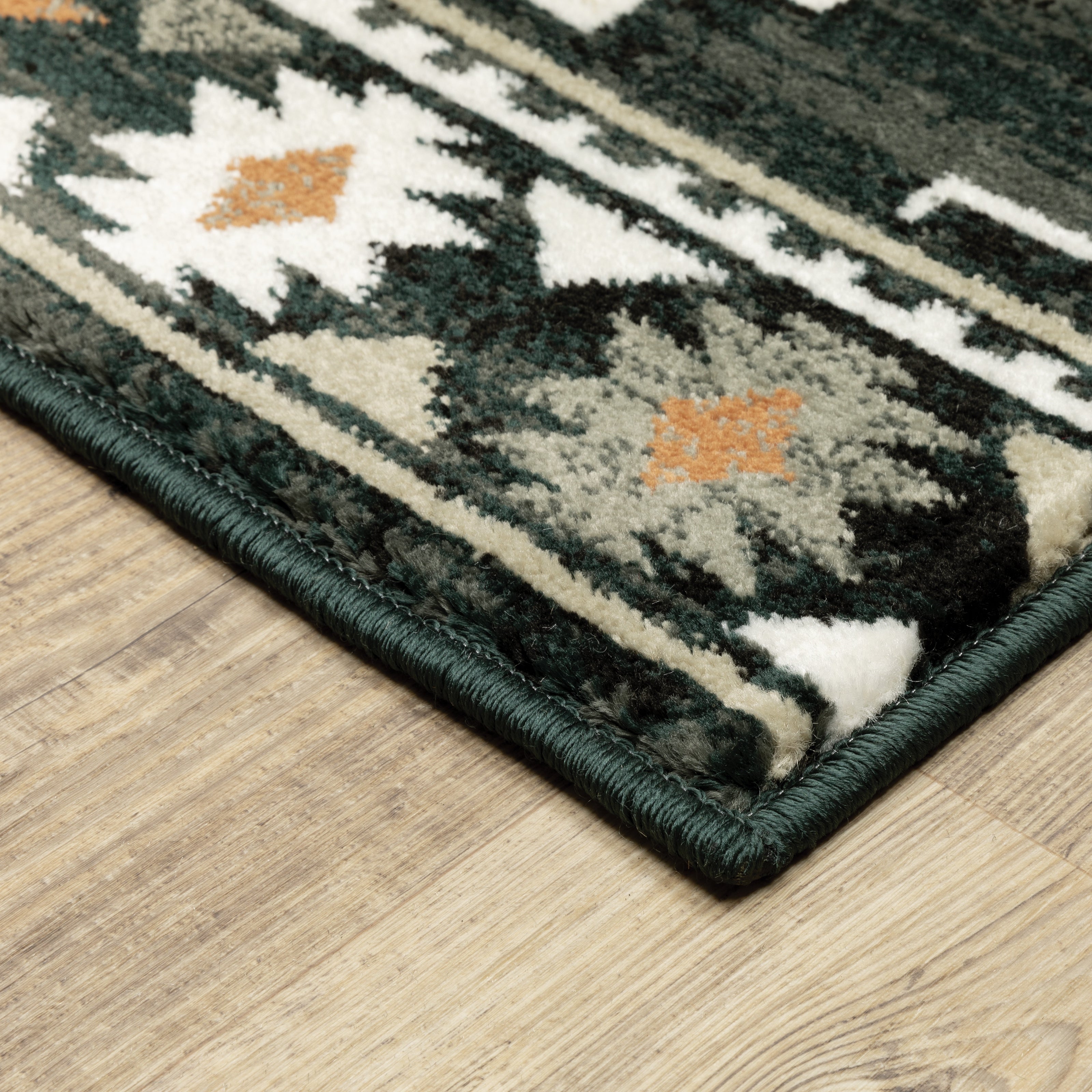 Oriental Weavers Georgia 605F Charcoal/Ivory Area Rug