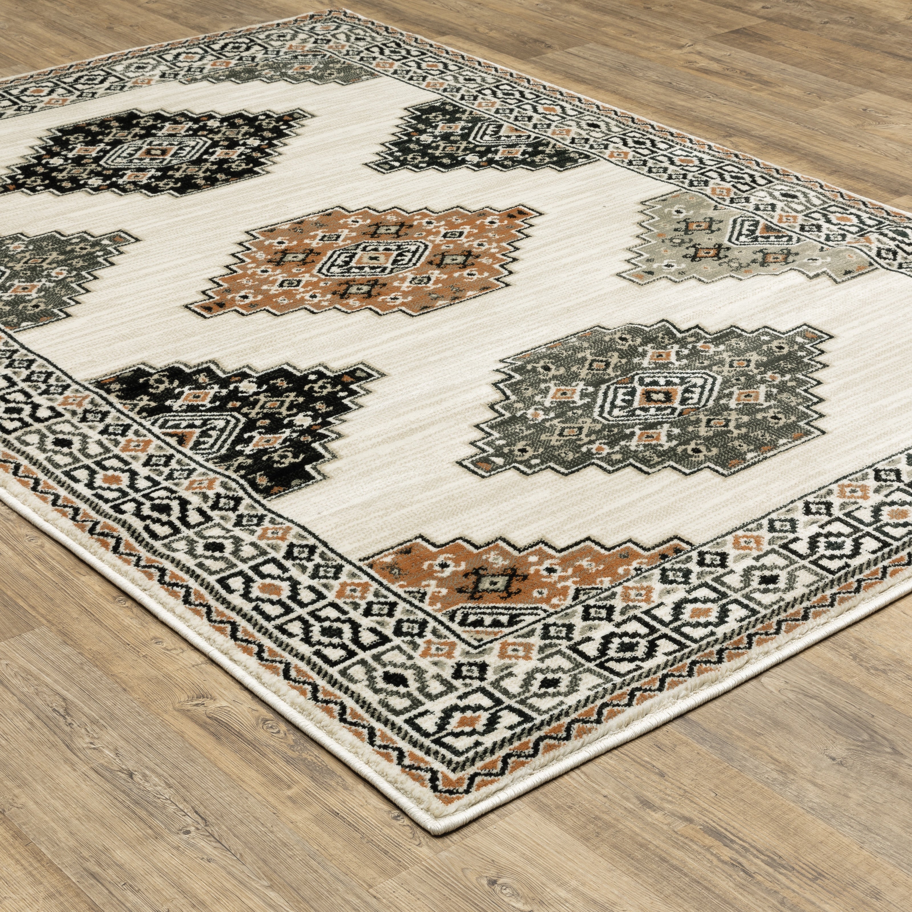 Oriental Weavers Georgia 640A Ivory/Multi Area Rug