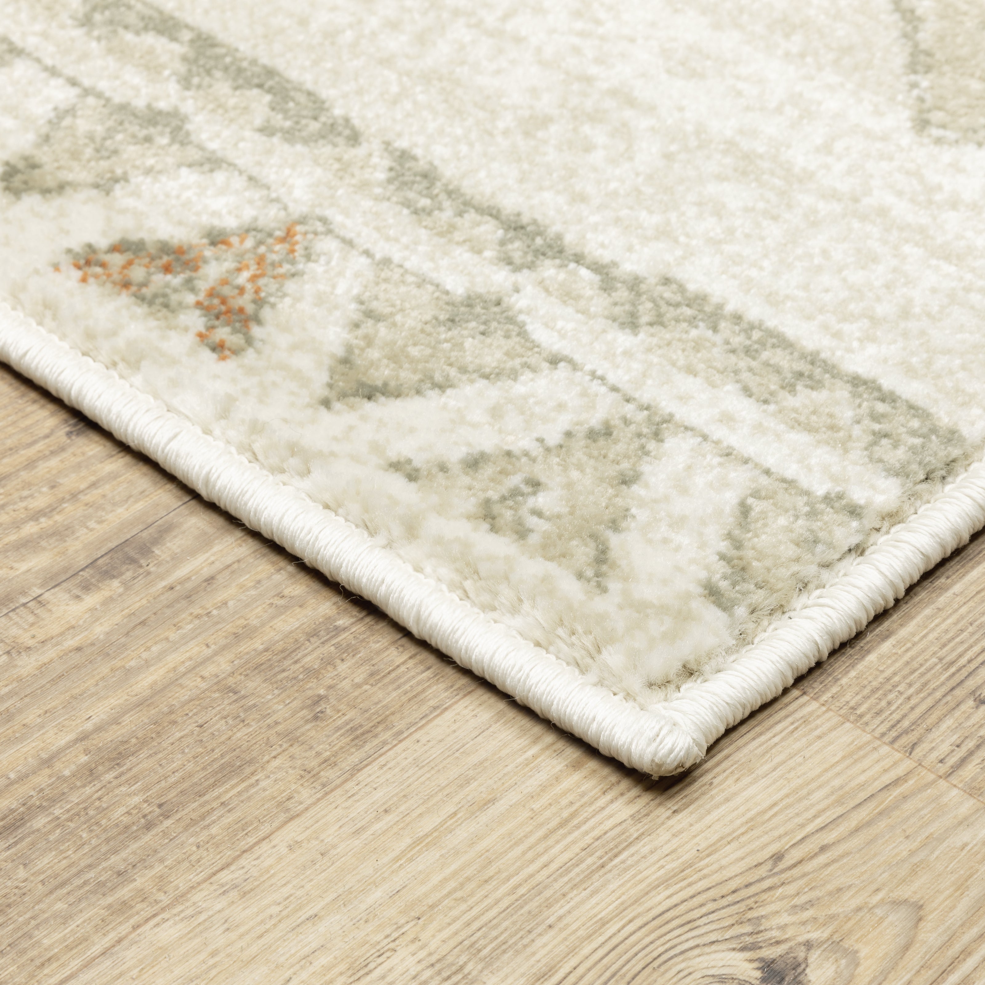 Oriental Weavers Georgia 660B Ivory/Orange Area Rug