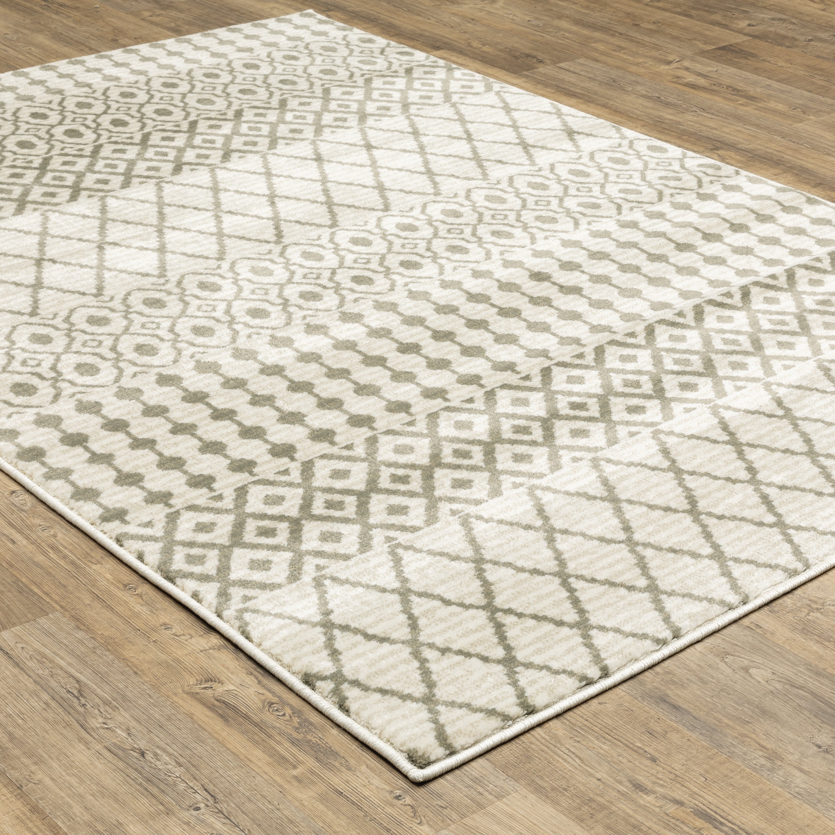 Oriental Weavers Georgia 717B Ivory/Grey Area Rug