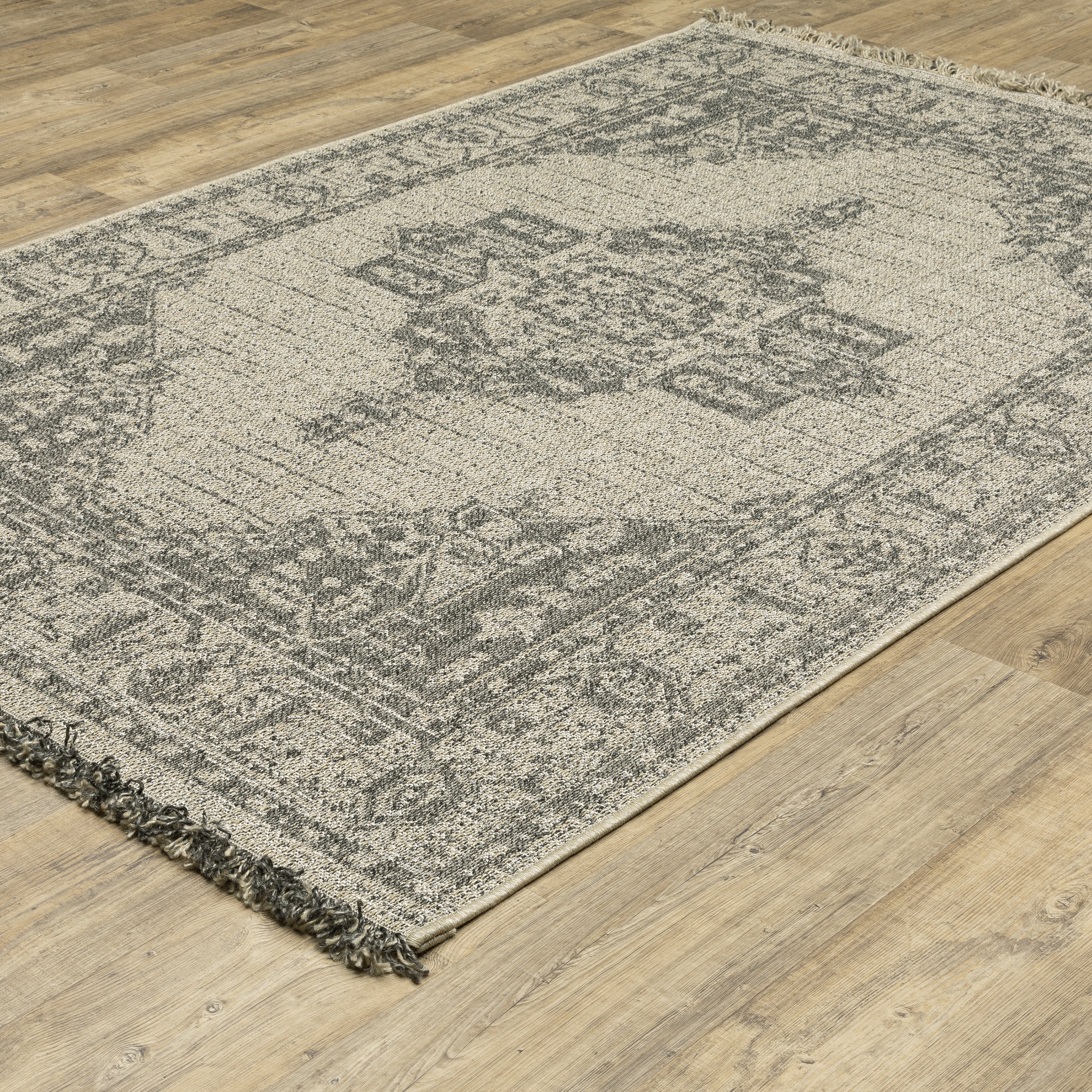 Oriental Weavers Gillian 5094X Beige/Black Area Rug