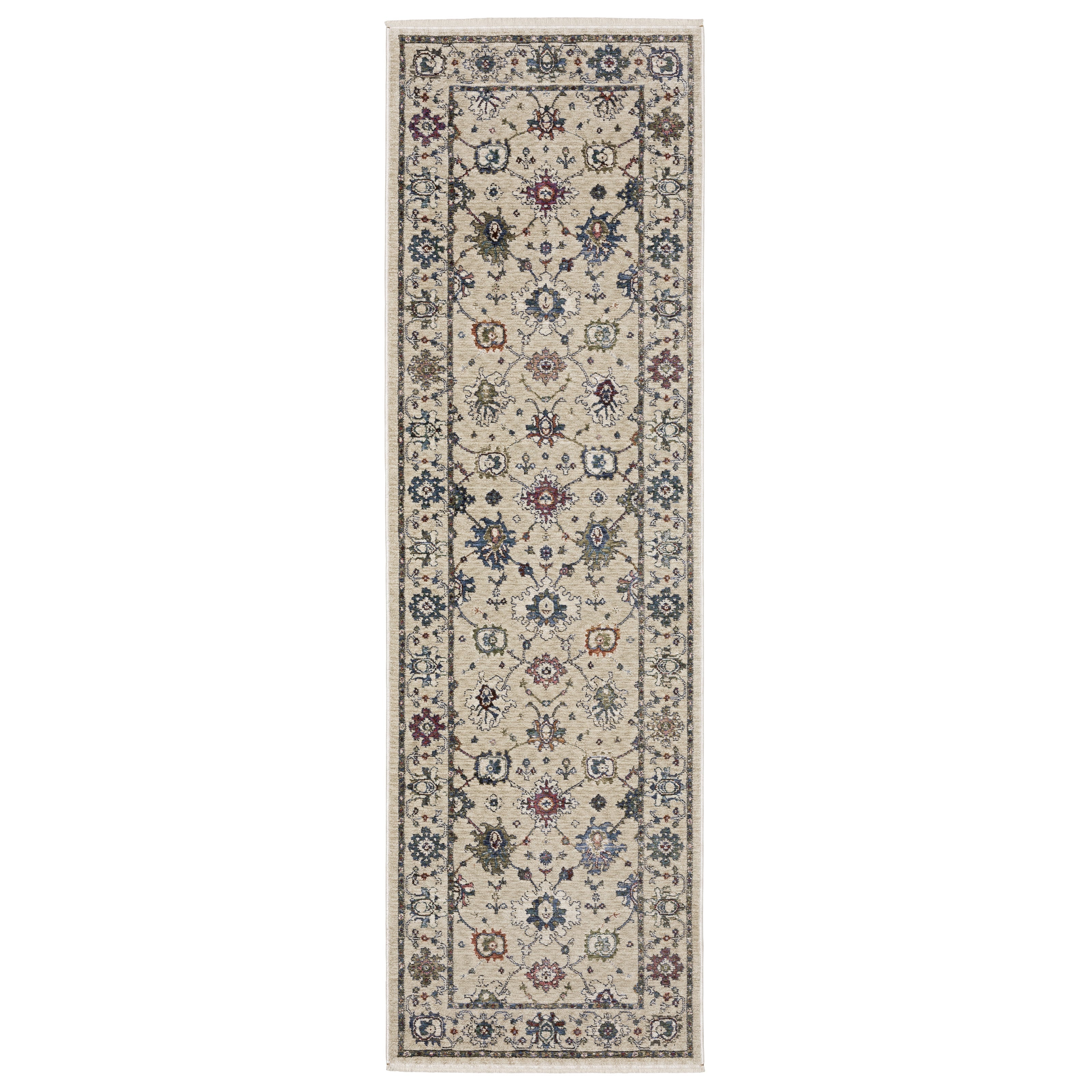 Oriental Weavers Hastings HA01W Ivory/Multi Area Rug