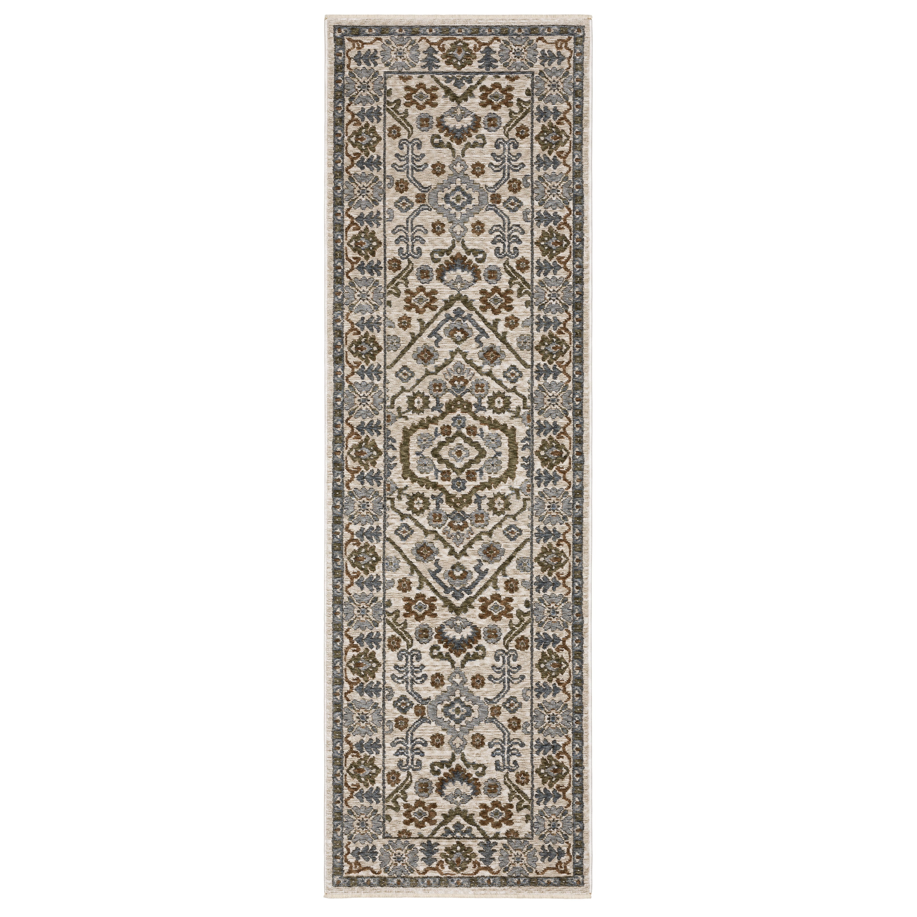 Oriental Weavers Hastings HA02I Ivory/Green Area Rug