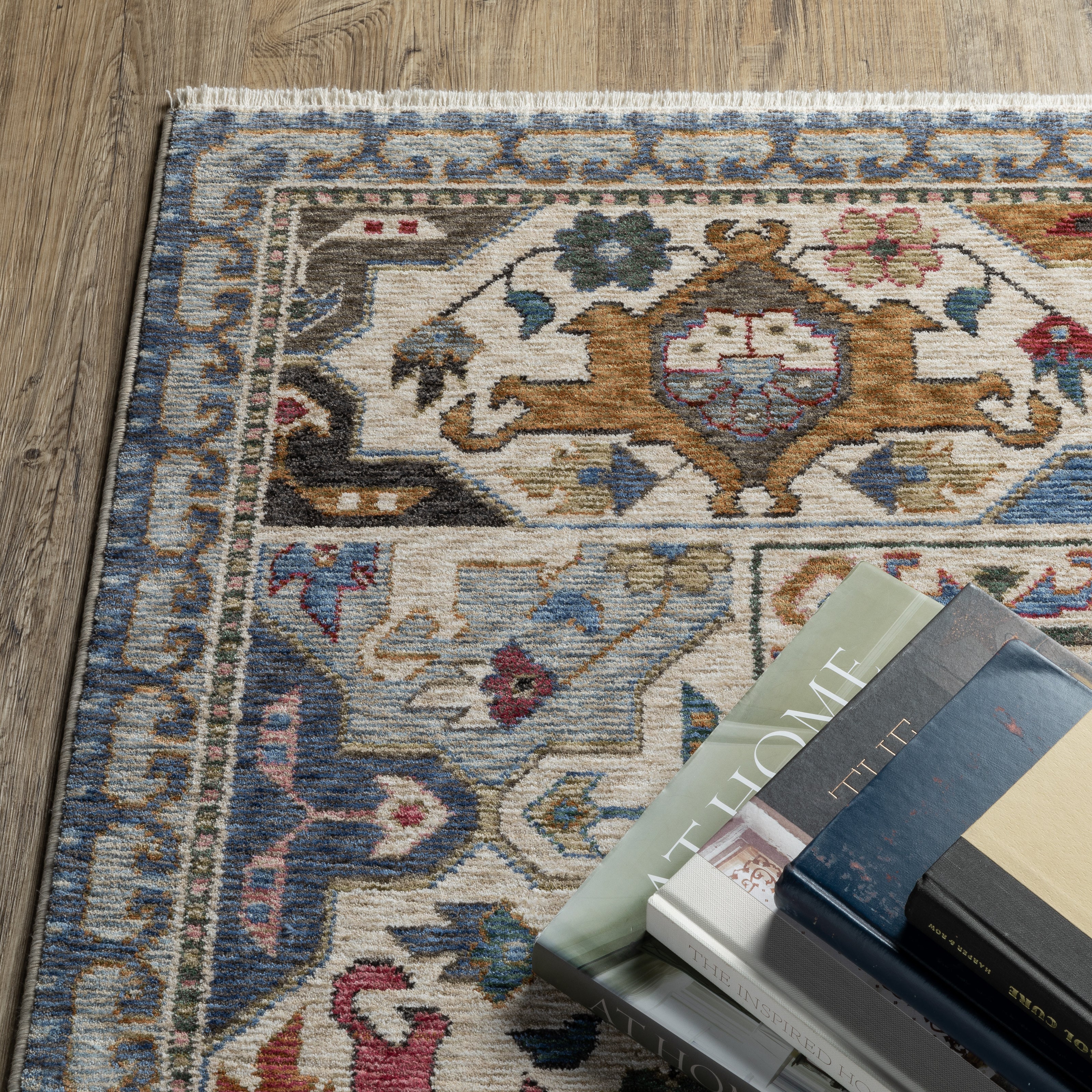 Oriental Weavers Hastings HA04E Blue/Multi Area Rug