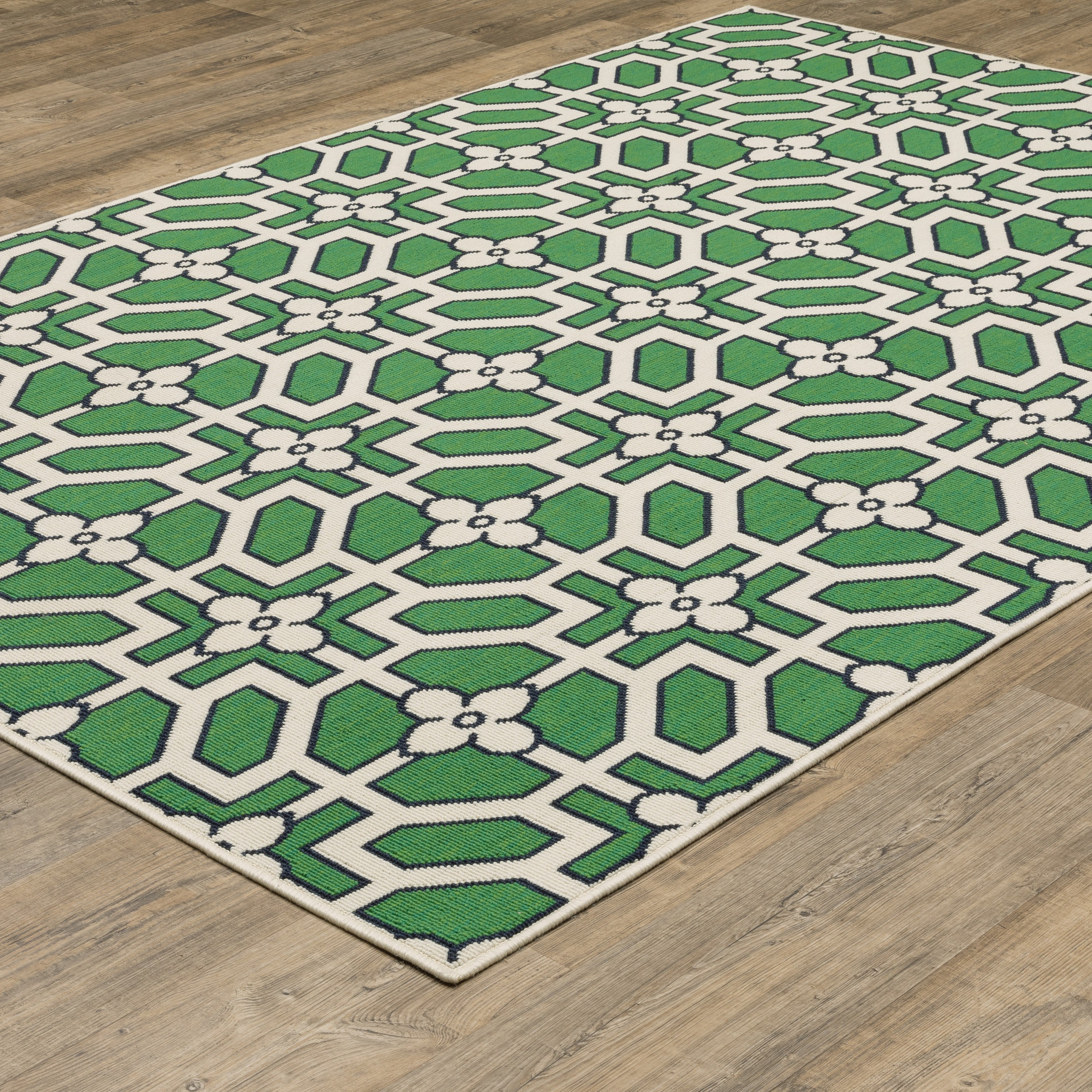 Oriental Weavers Havana HAV01 Ivory/Green Area Rug