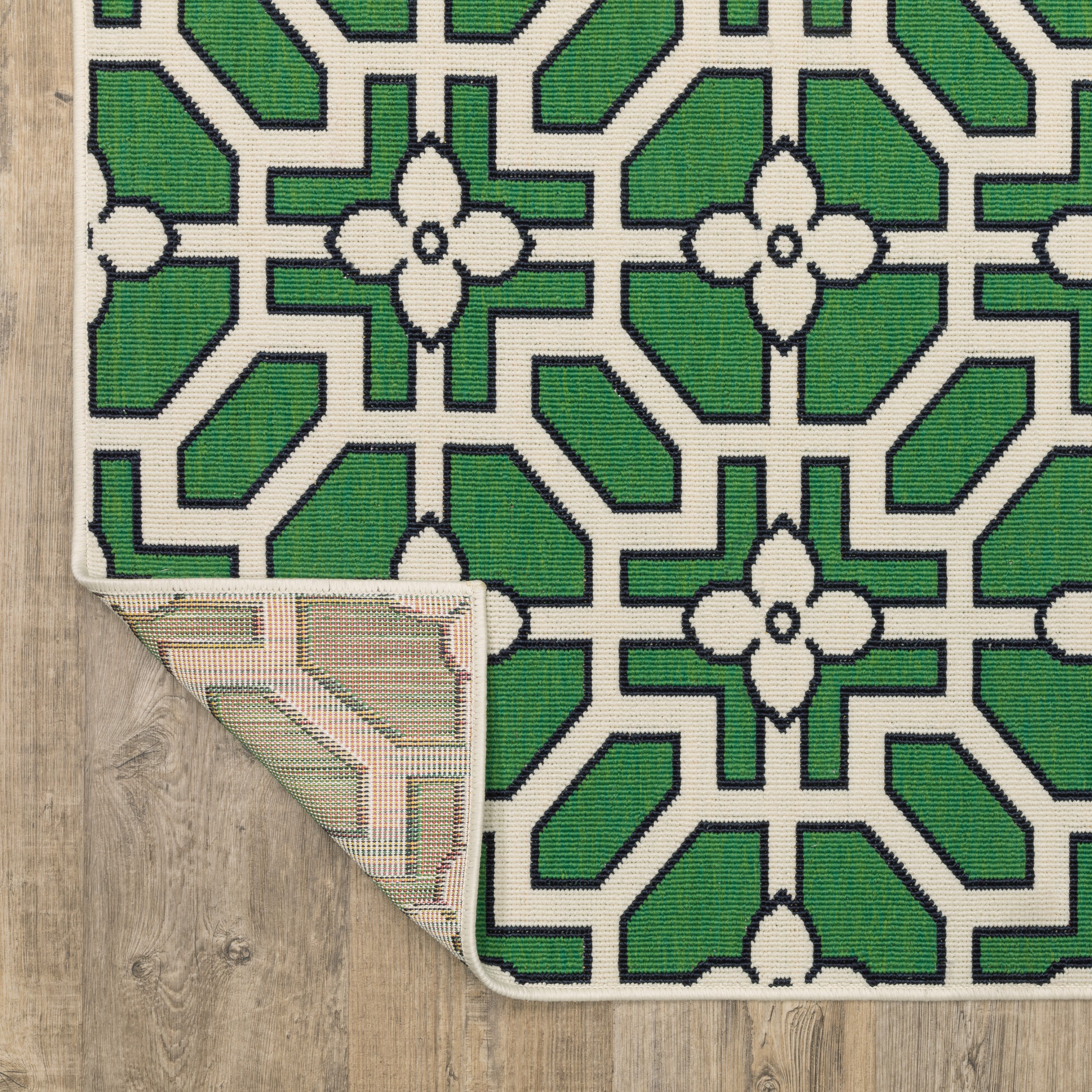 Oriental Weavers Havana HAV01 Ivory/Green Area Rug