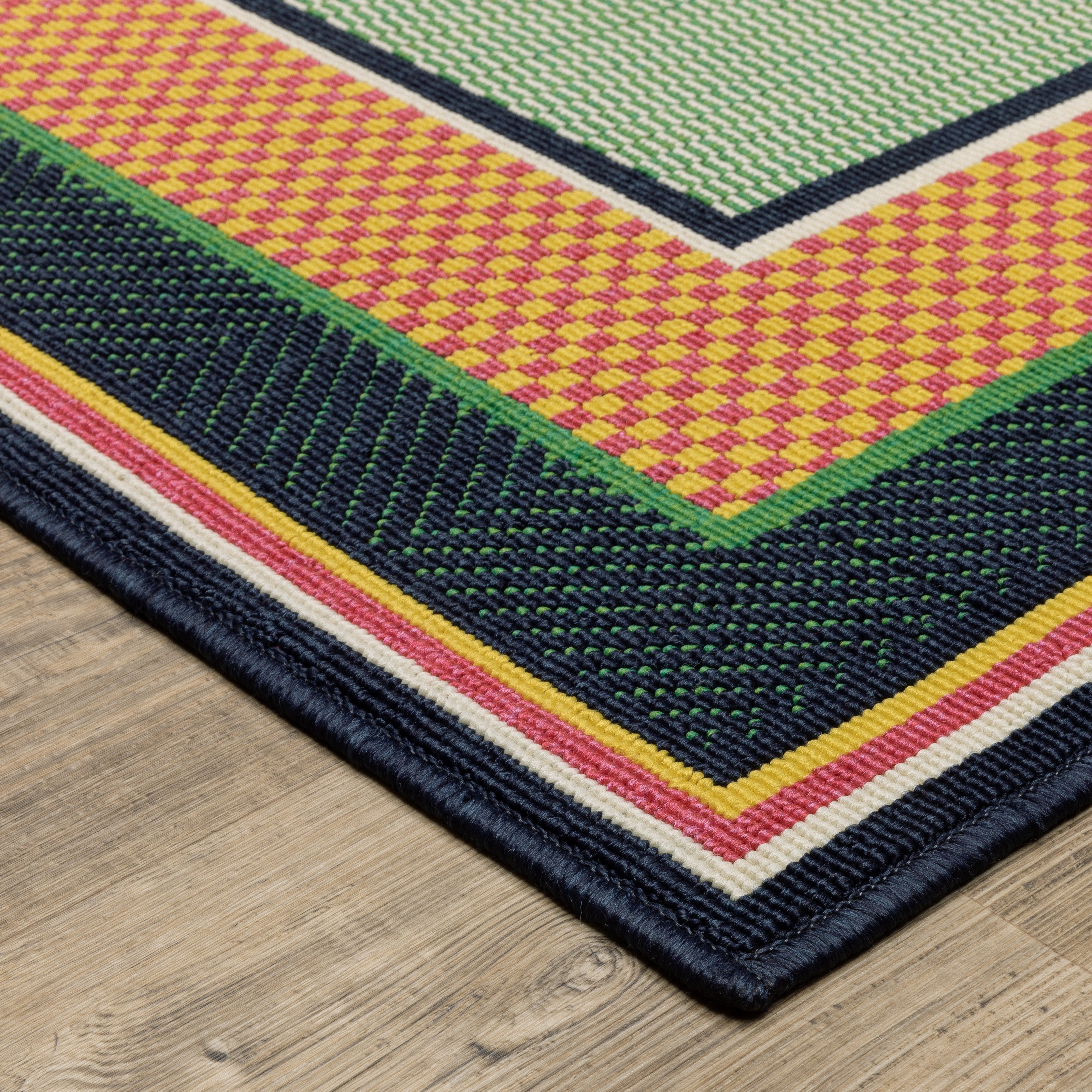 Oriental Weavers Havana HAV03 Green/Navy Area Rug
