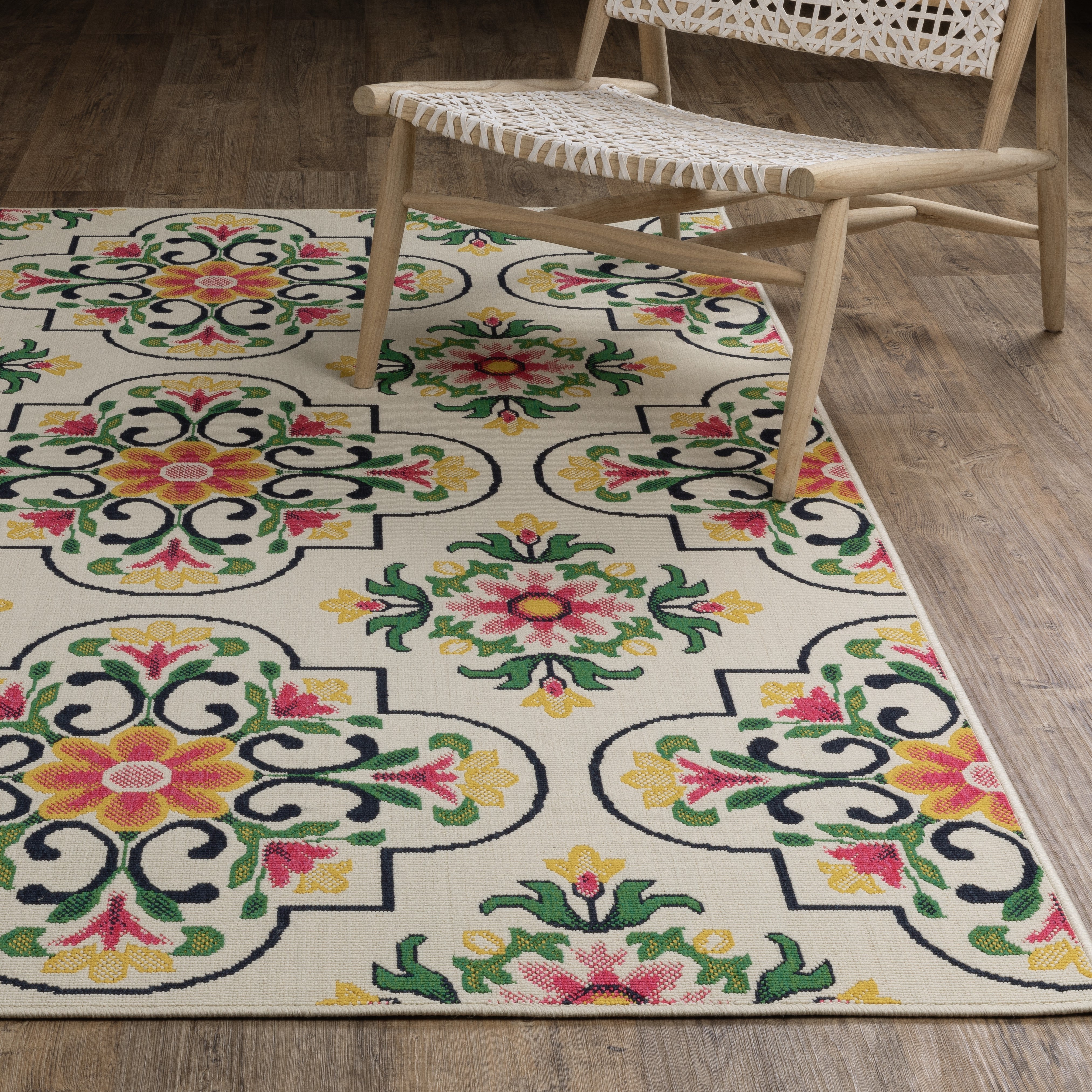 Oriental Weavers Havana HAV04 Ivory/Multi Area Rug