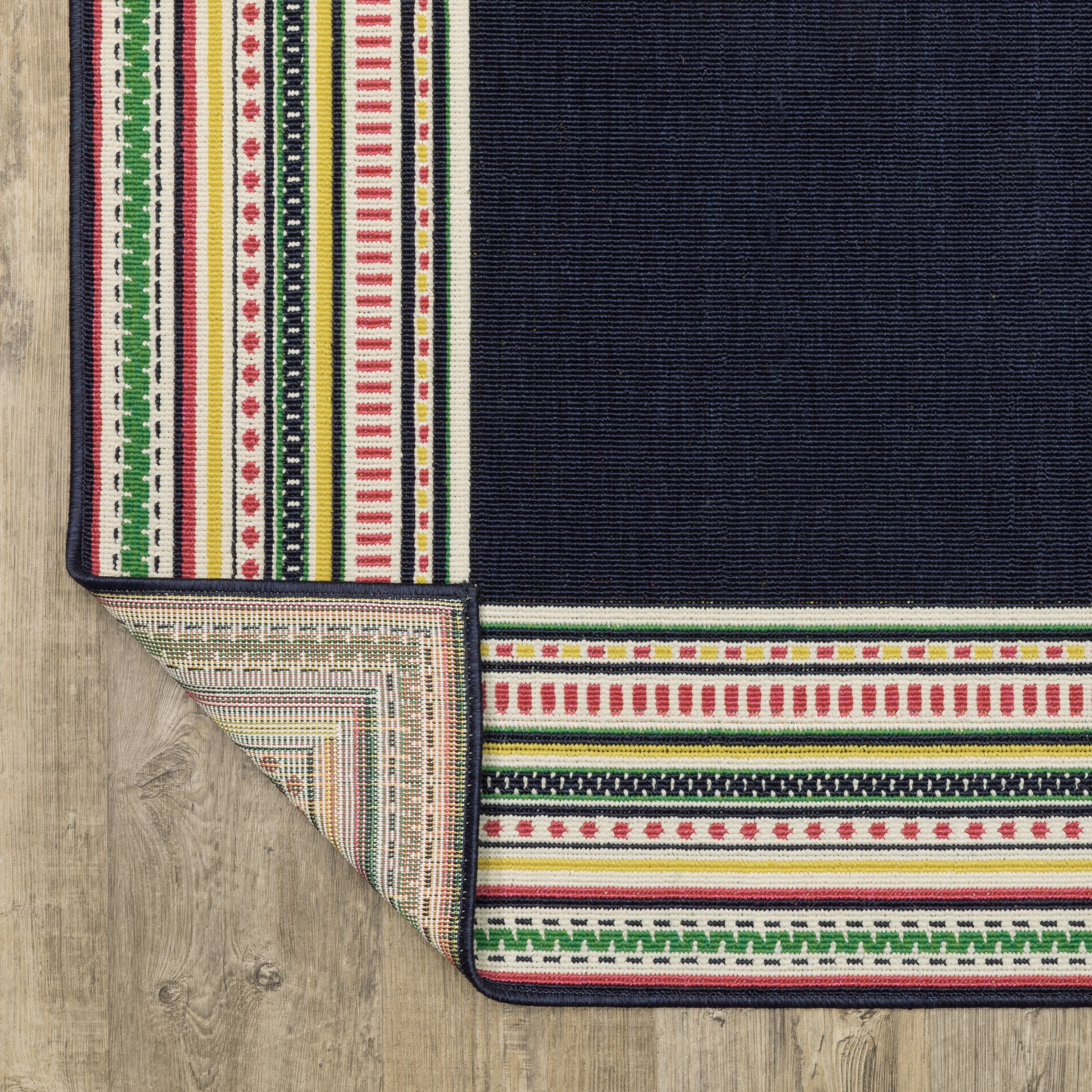 Oriental Weavers Havana HAV06 Navy/Multi Area Rug