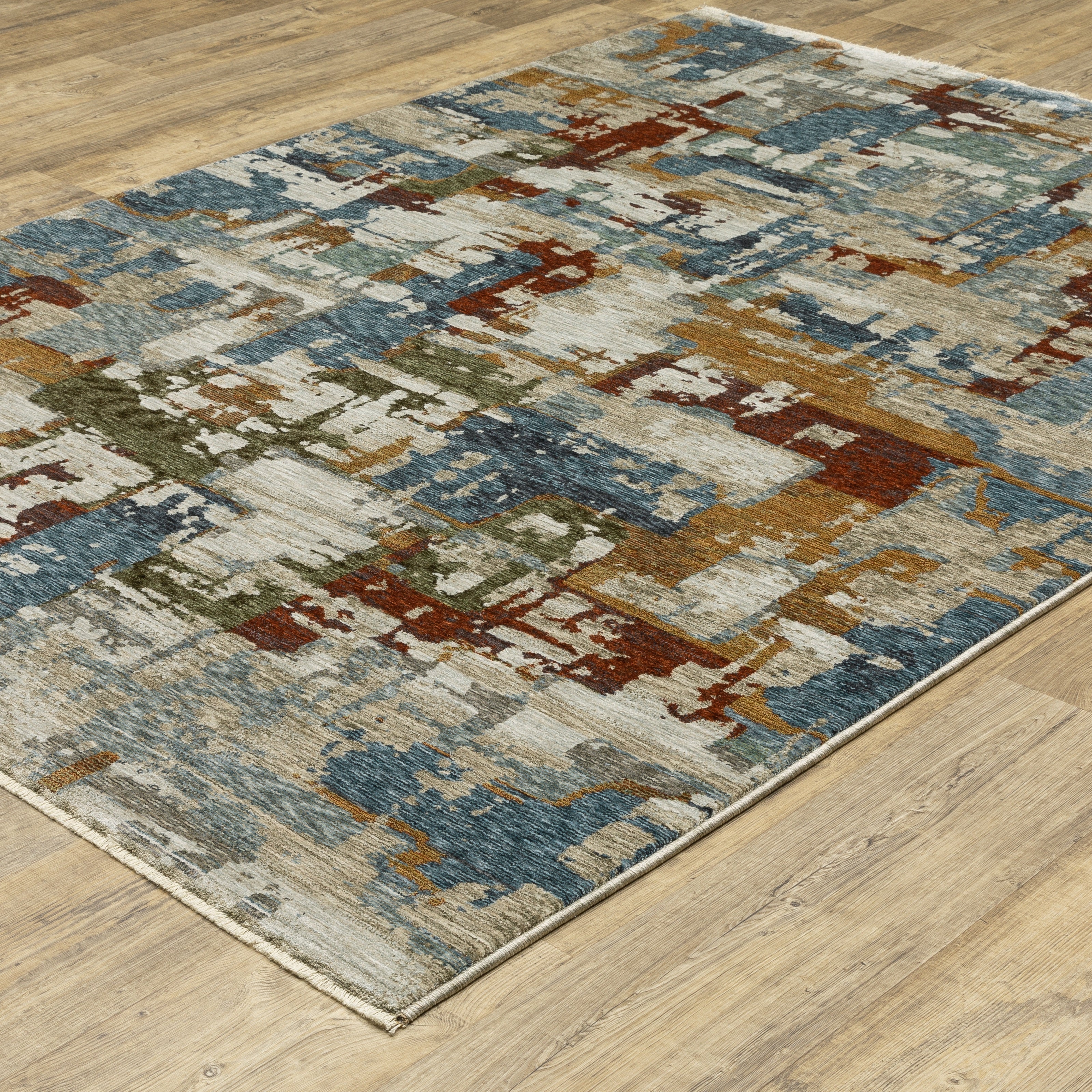 Oriental Weavers Hayden HAY02 Beige/Multi Area Rug