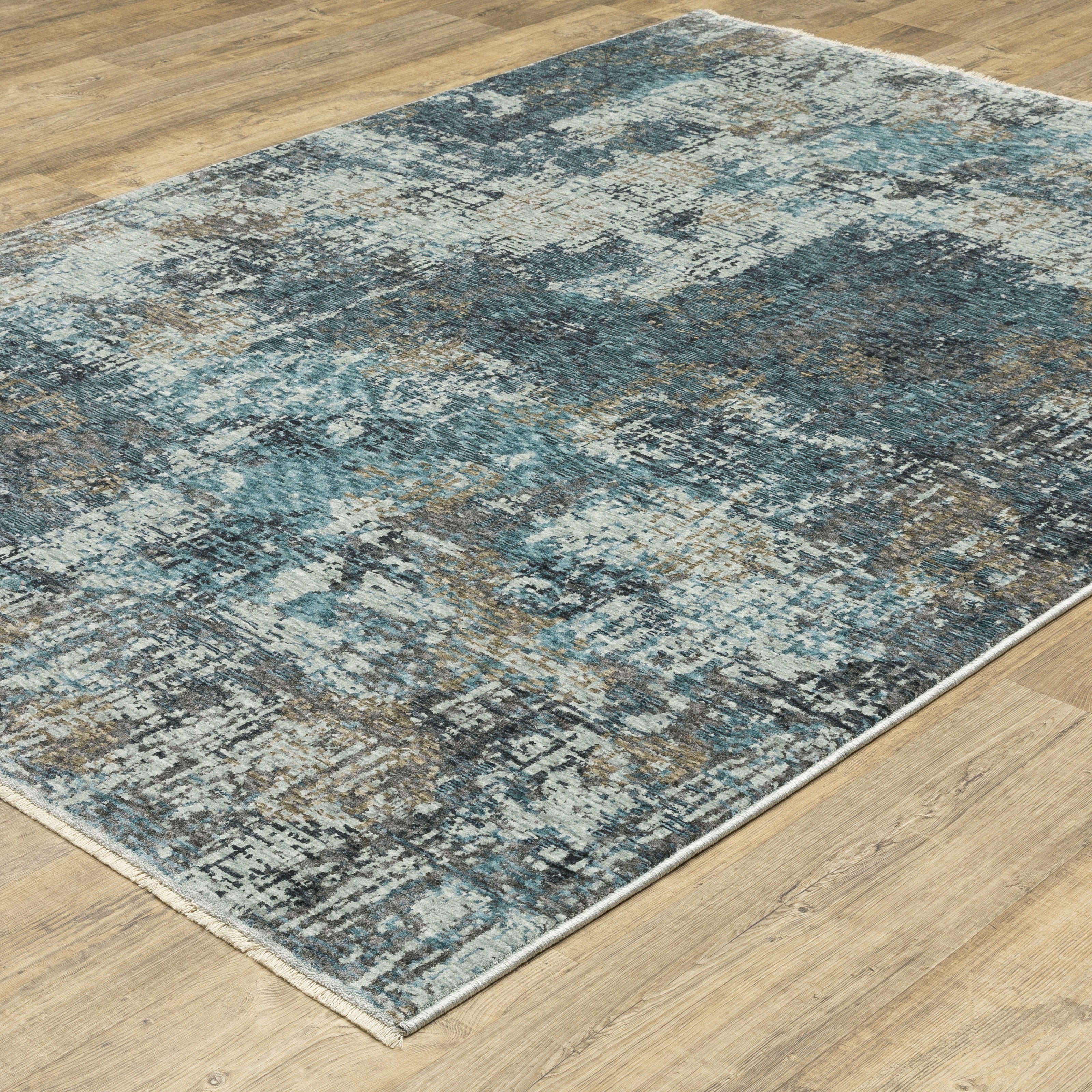 Oriental Weavers Hayden HAY03 Blue/Beige Area Rug