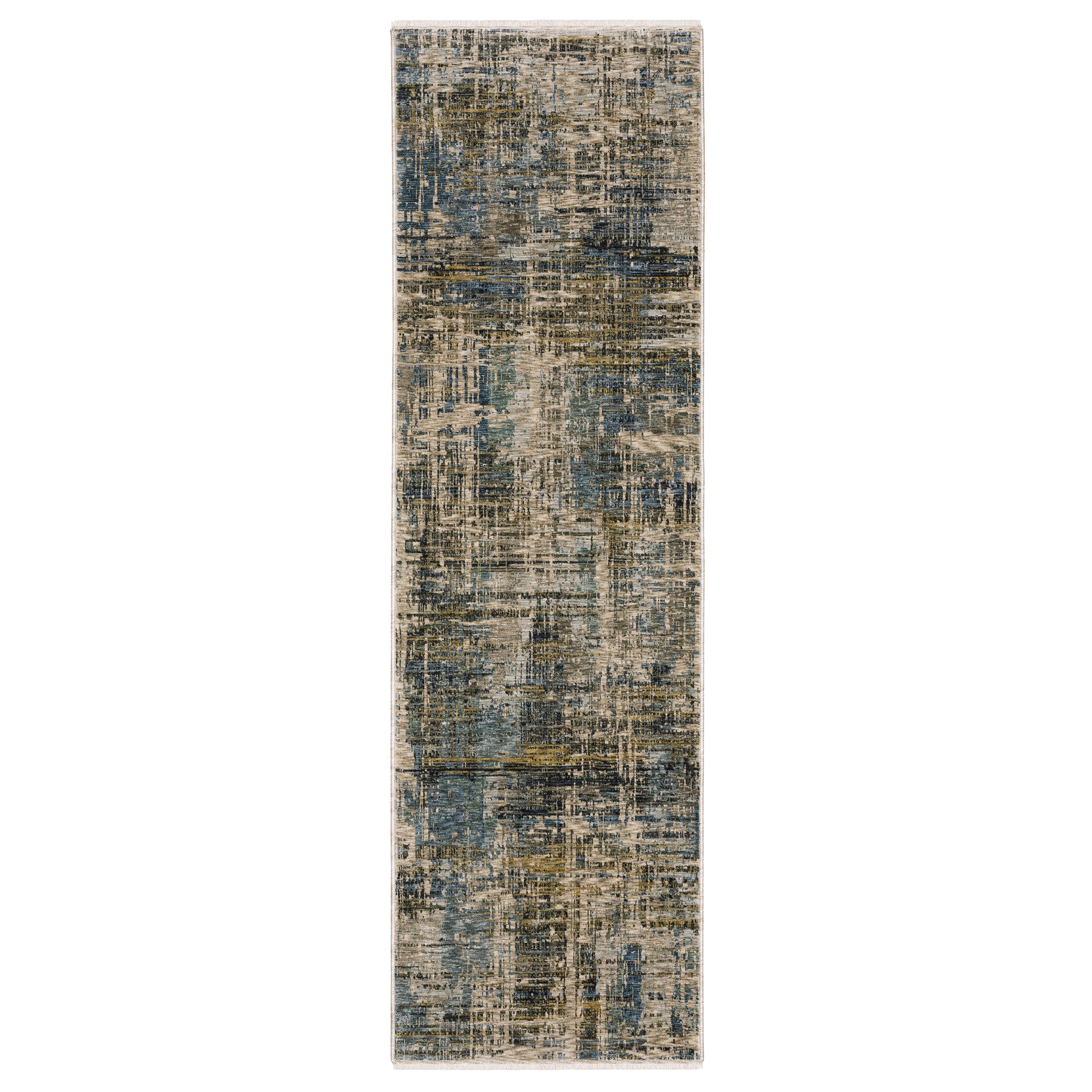 Oriental Weavers Hayden HAY05 Blue/Gold Area Rug