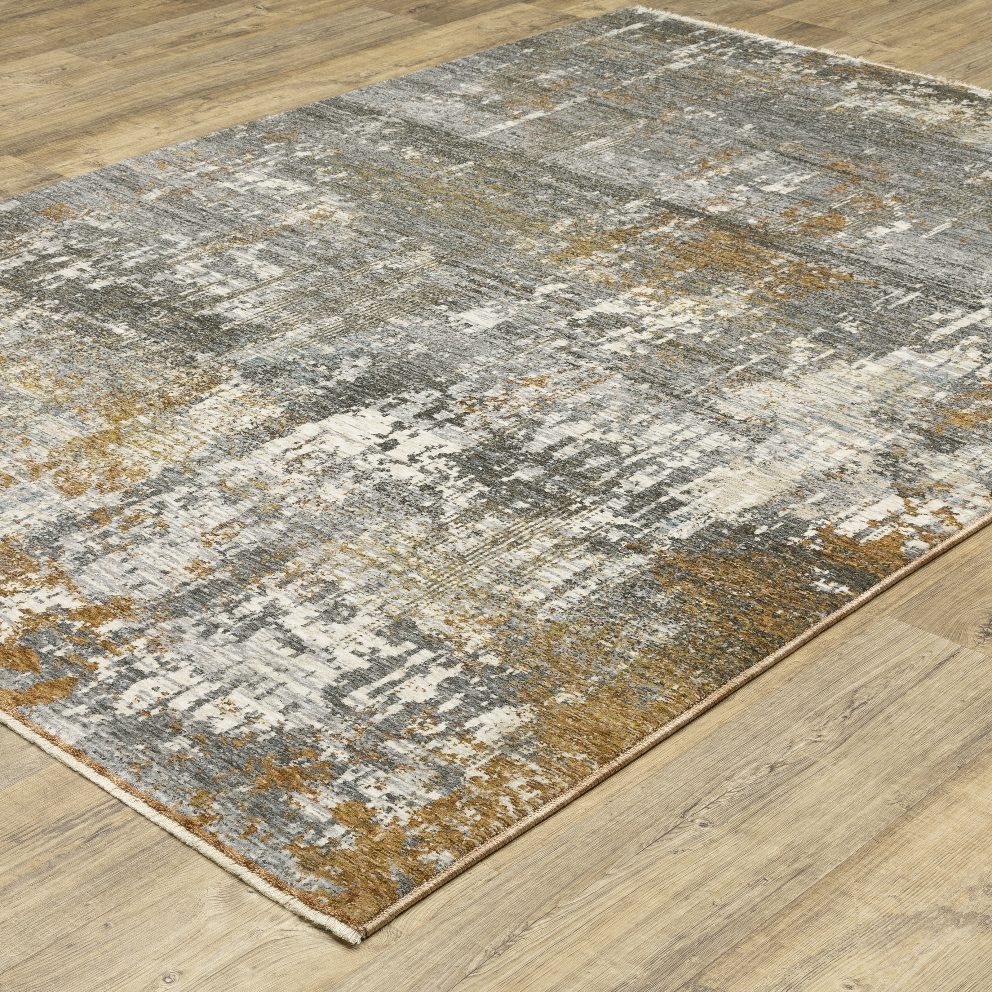 Oriental Weavers Hayden HAY06 Grey/Rust Area Rug