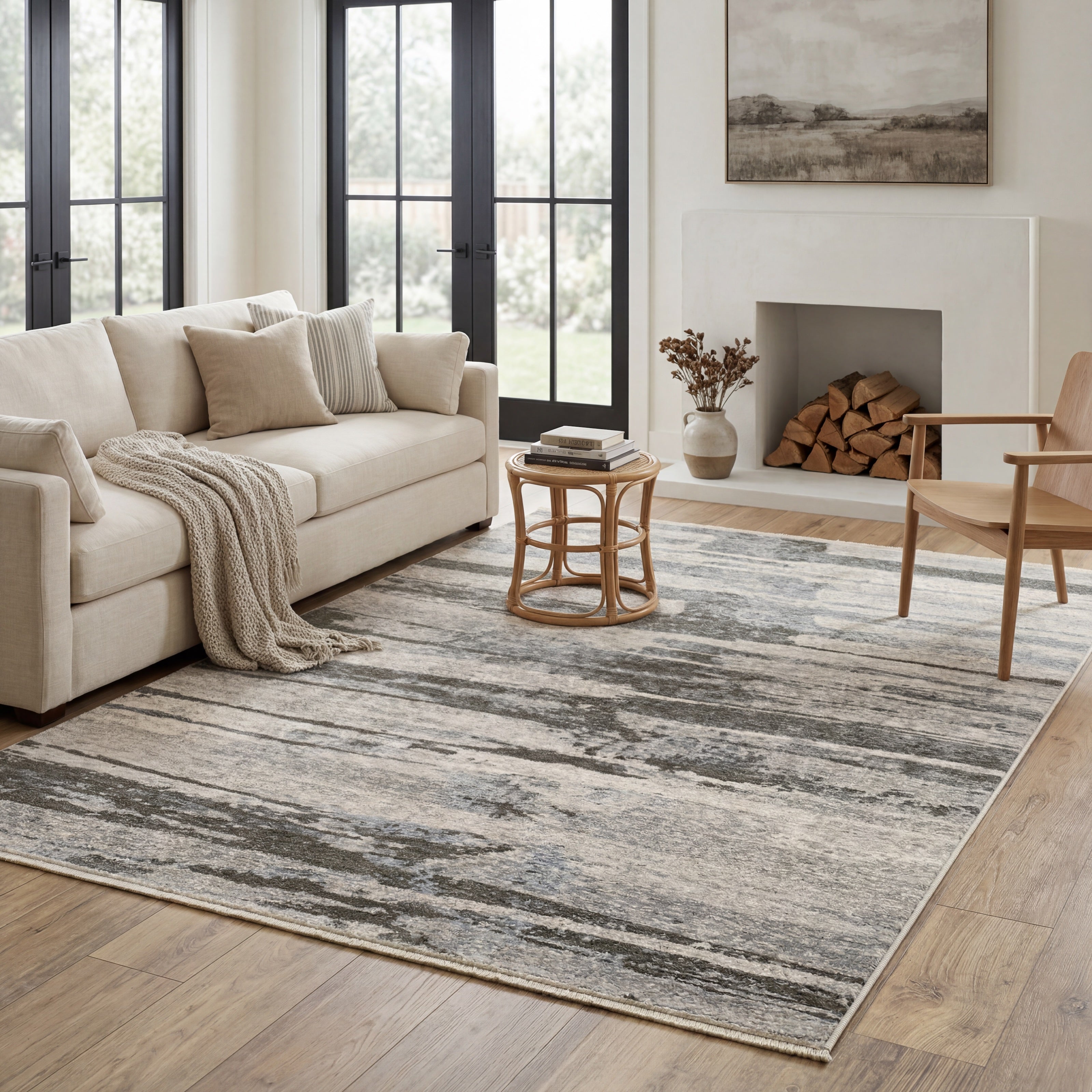 Oriental Weavers Hayden HAY07 Grey/Beige Area Rug