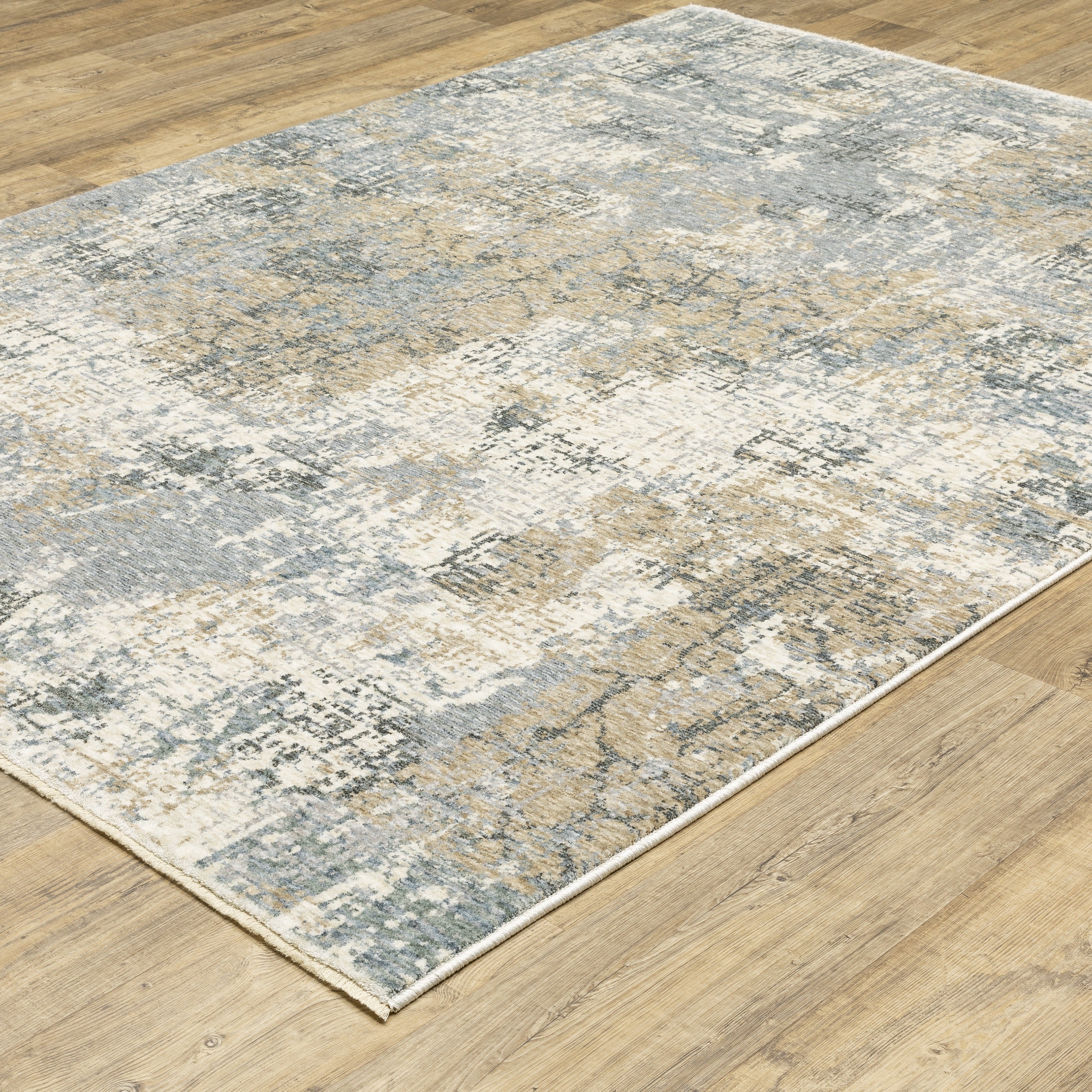 Oriental Weavers Hayden HAY08 Beige/Blue Area Rug