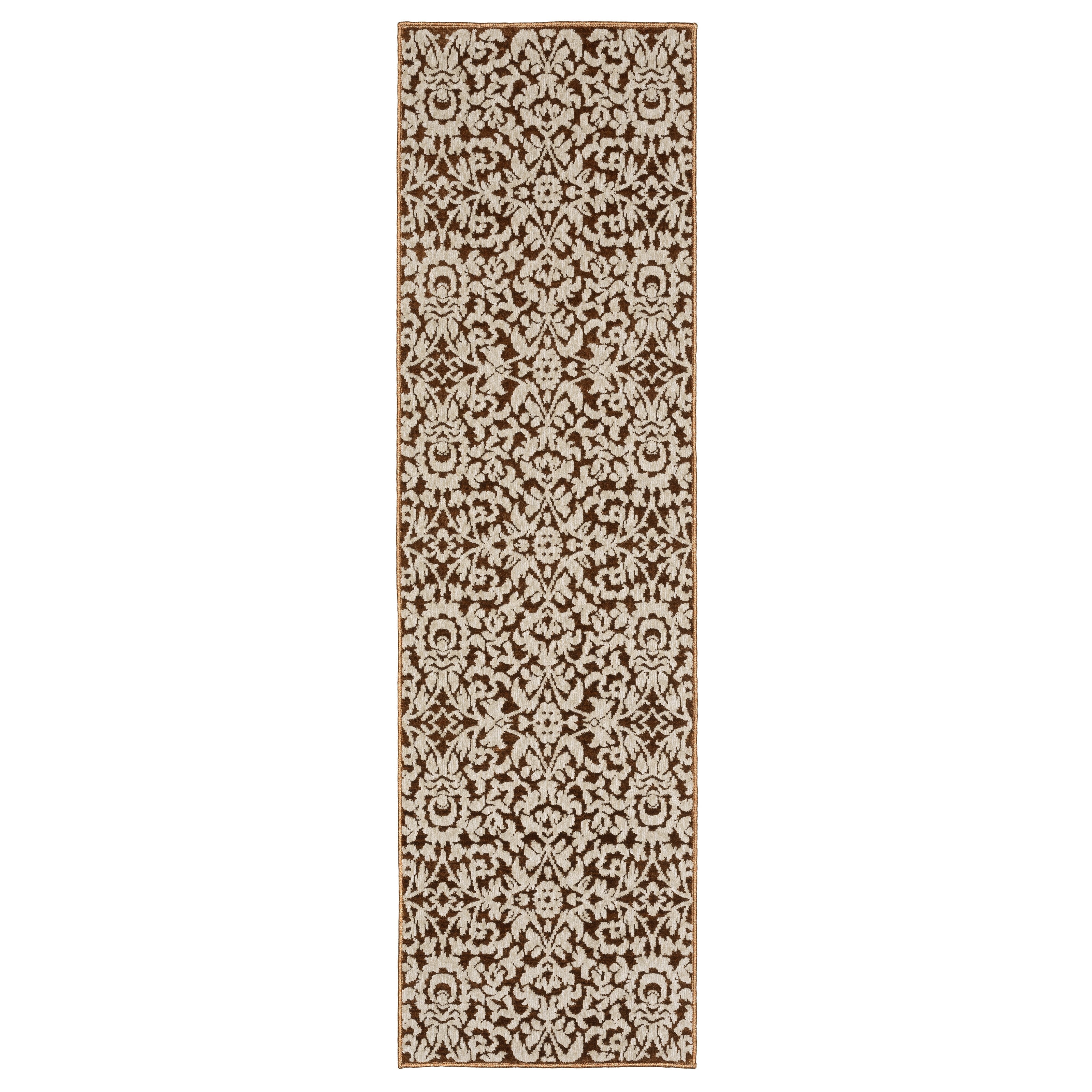 Oriental Weavers Intrigue INT02 Rust/Ivory Area Rug
