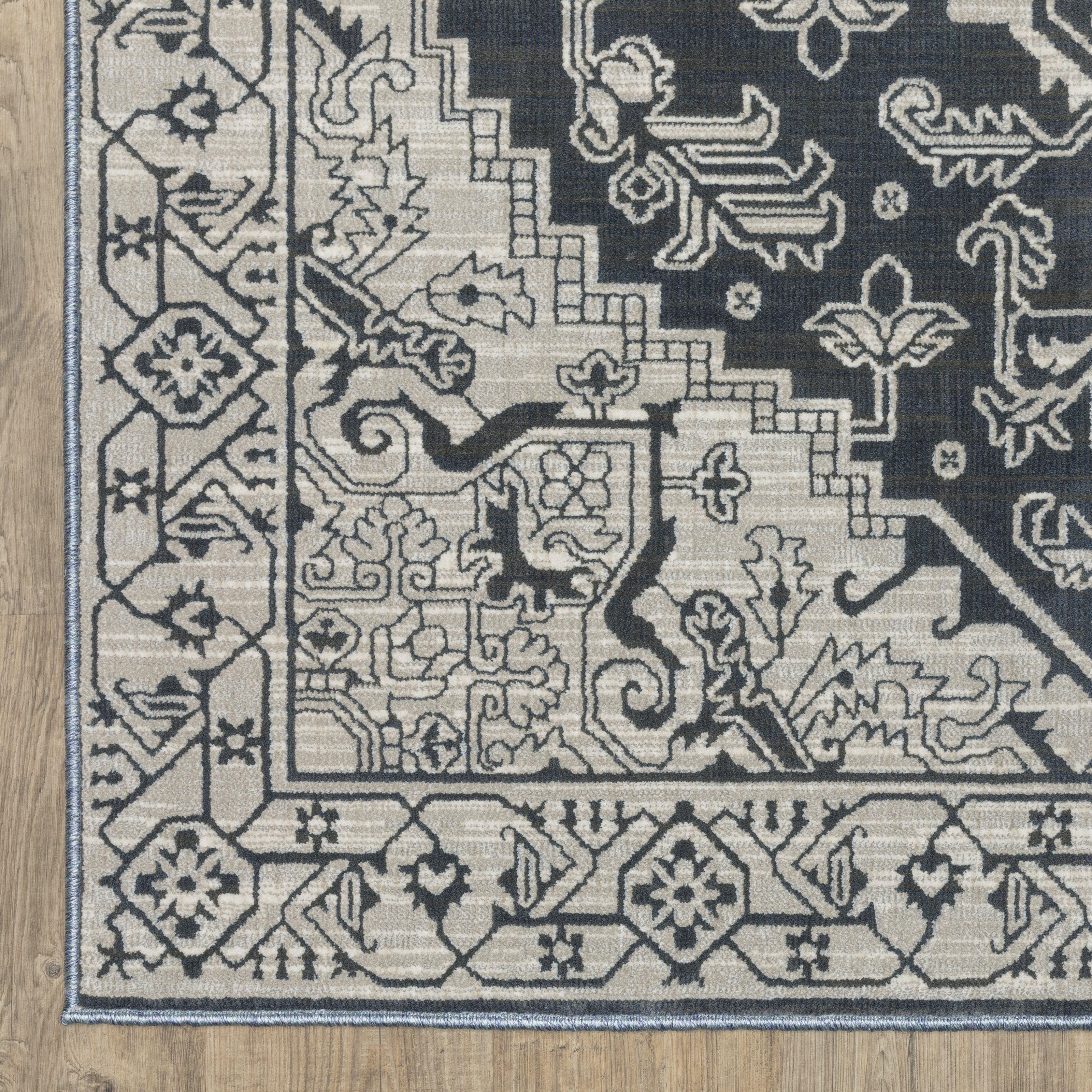 Oriental Weavers Intrigue INT07 Blue/Beige Area Rug