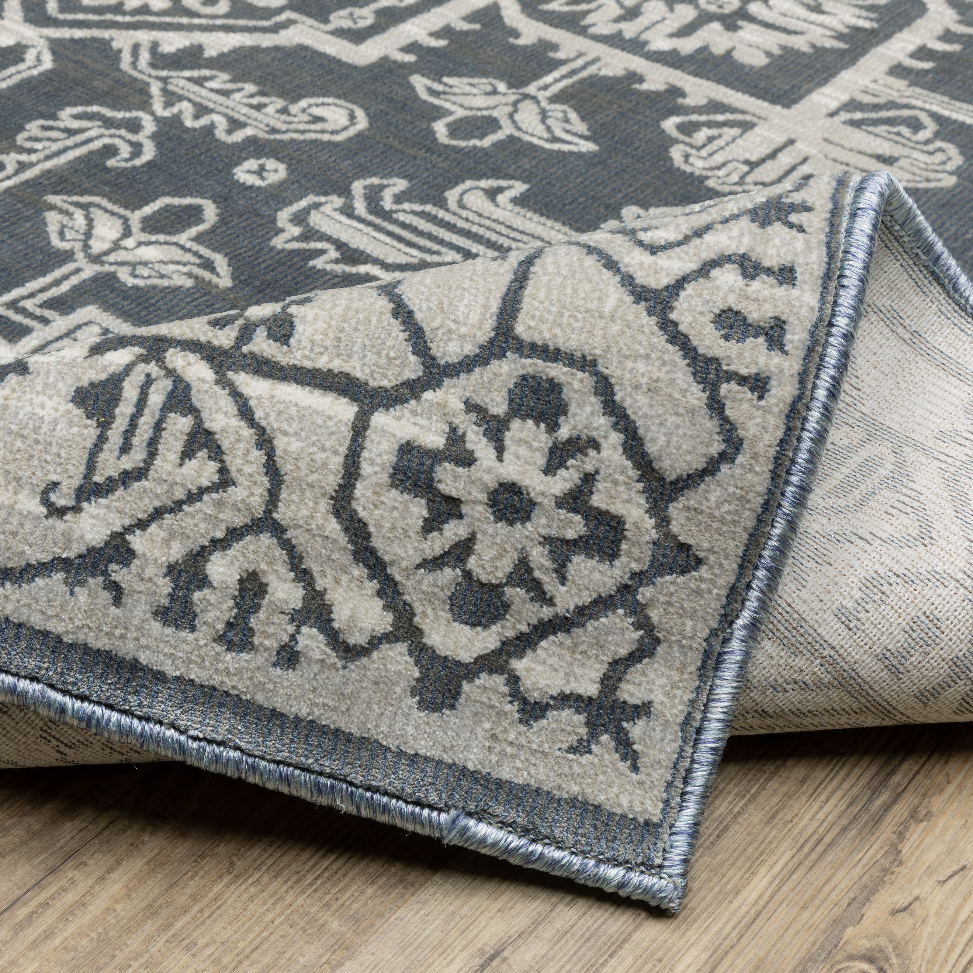 Oriental Weavers Intrigue INT07 Blue/Beige Area Rug