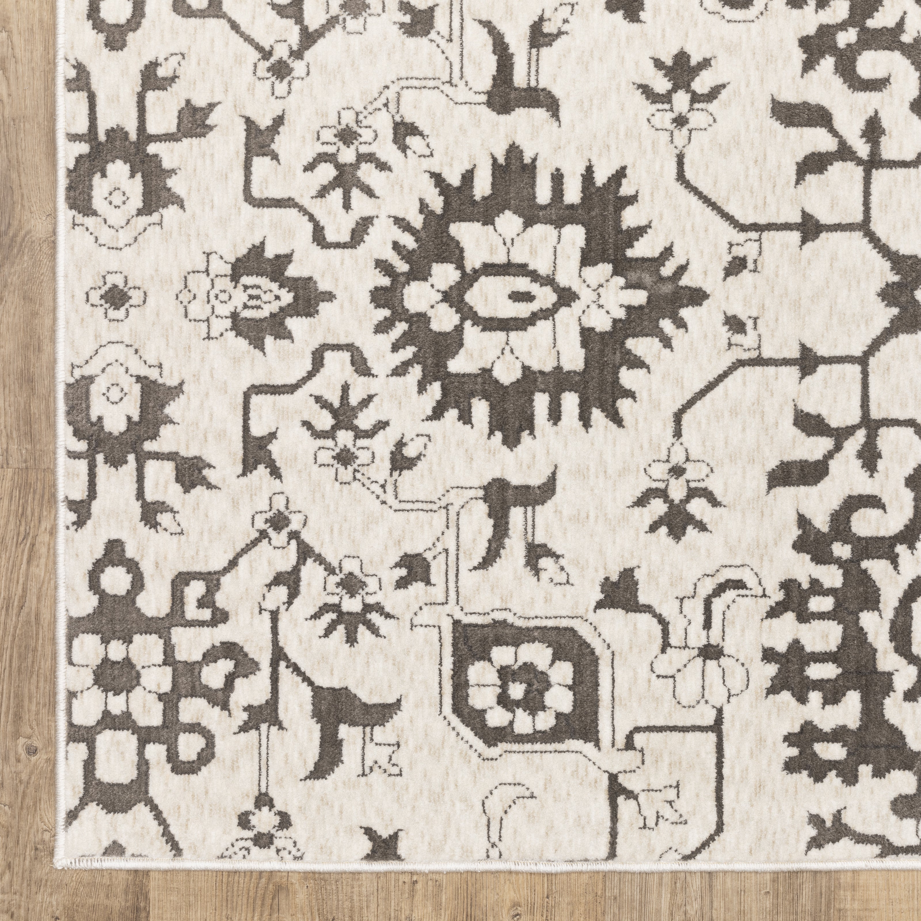 Oriental Weavers Intrigue INT08 Ivory/Grey Area Rug