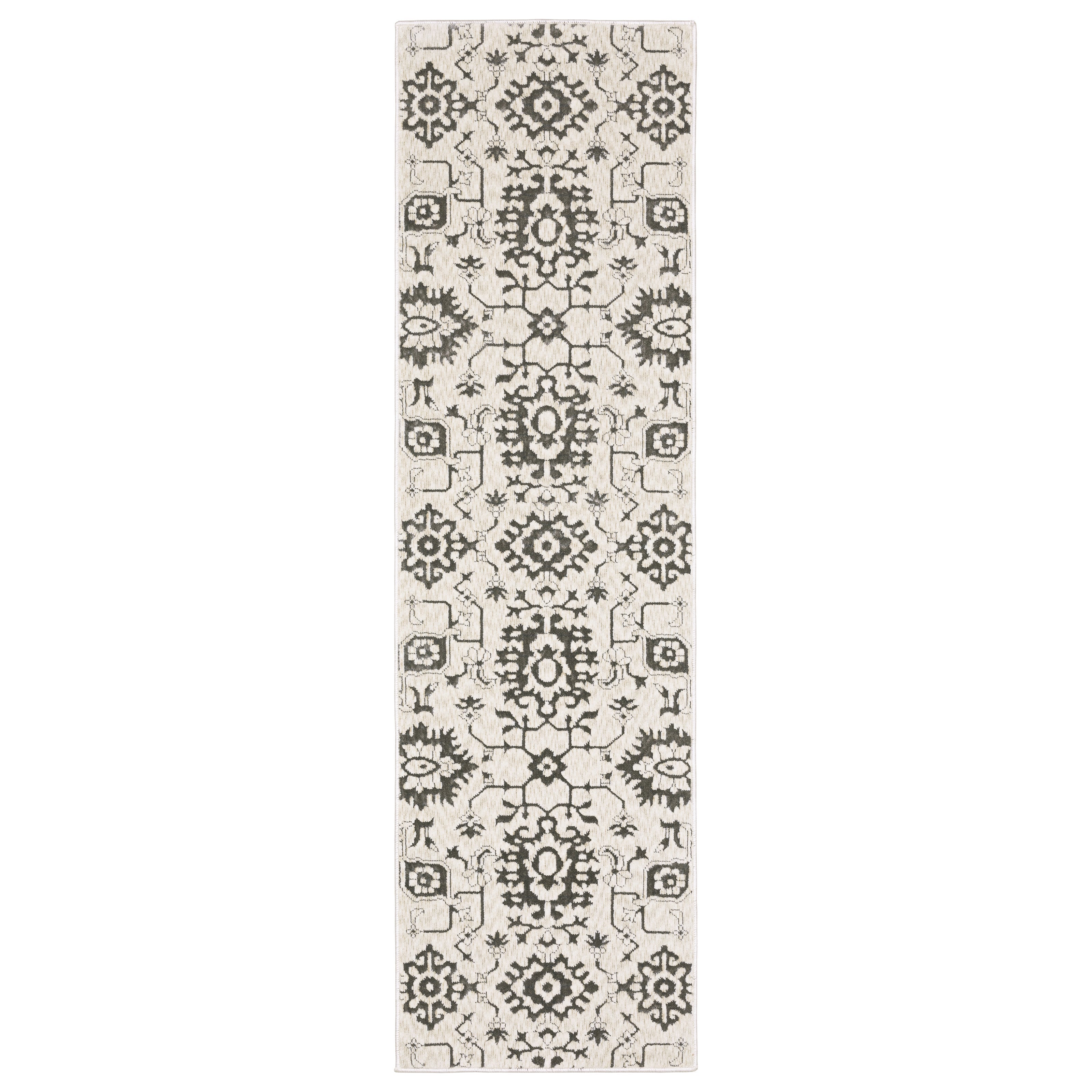 Oriental Weavers Intrigue INT08 Ivory/Grey Area Rug