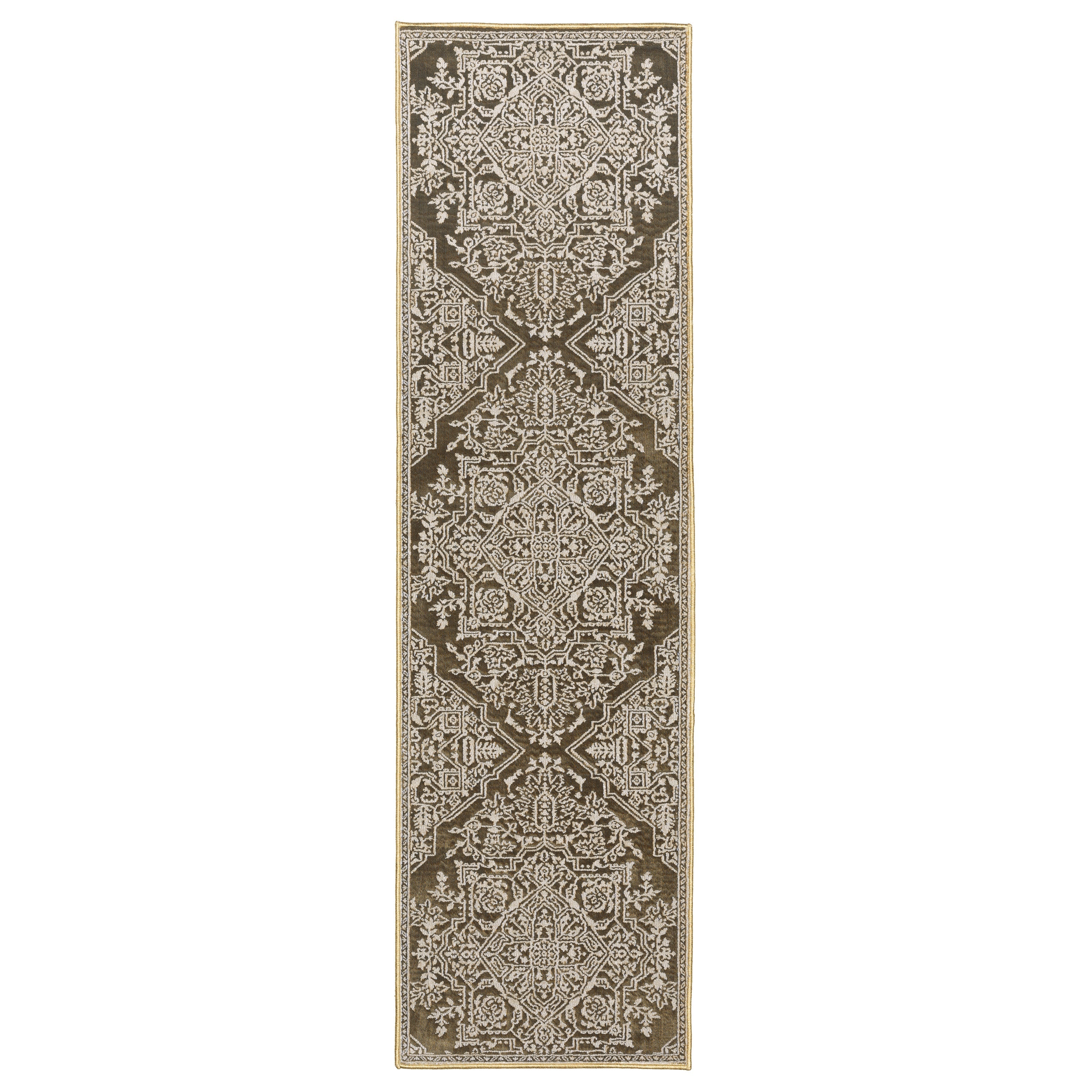 Oriental Weavers Intrigue INT11 Gold/Beige Area Rug