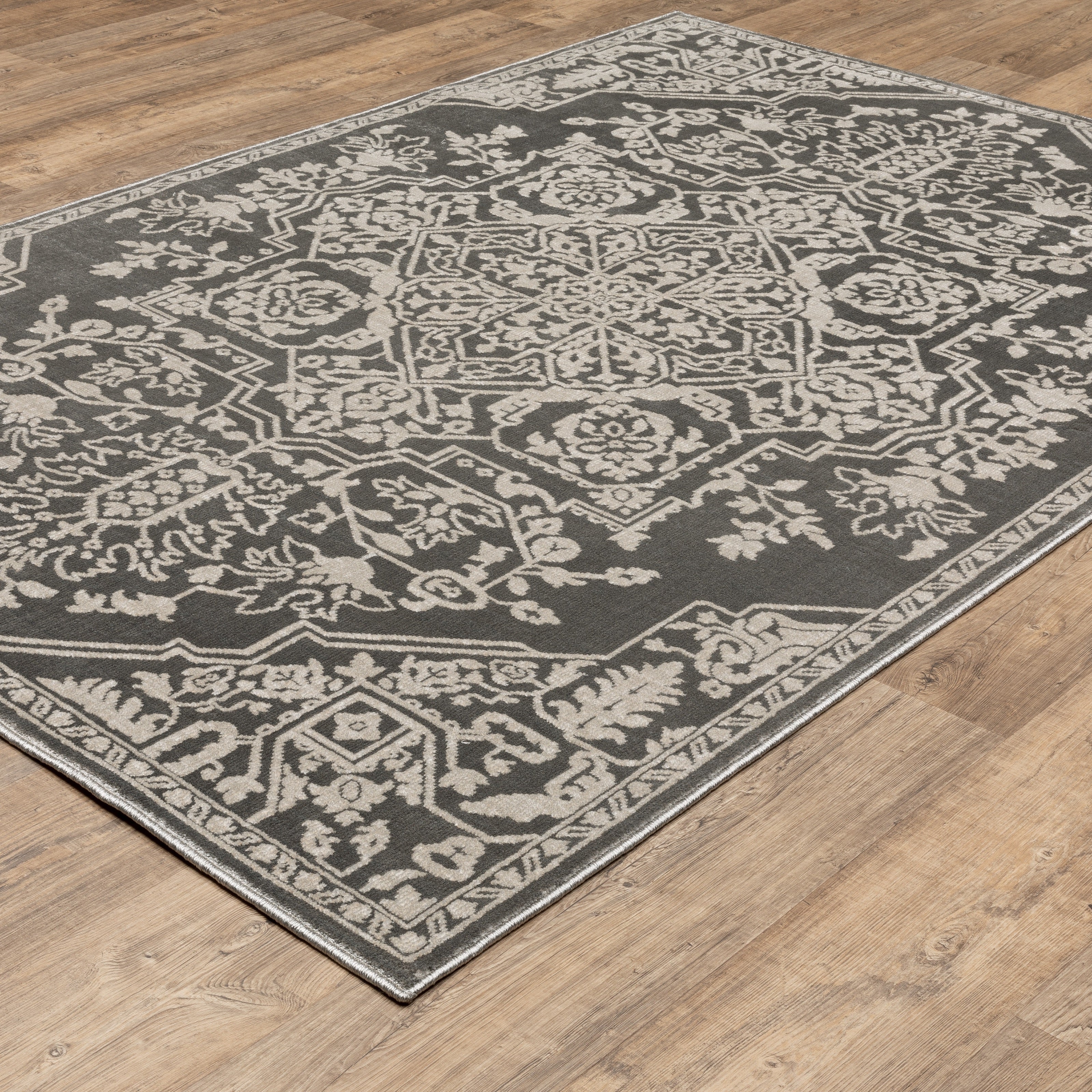 Oriental Weavers Intrigue INT12 Beige/Grey Area Rug