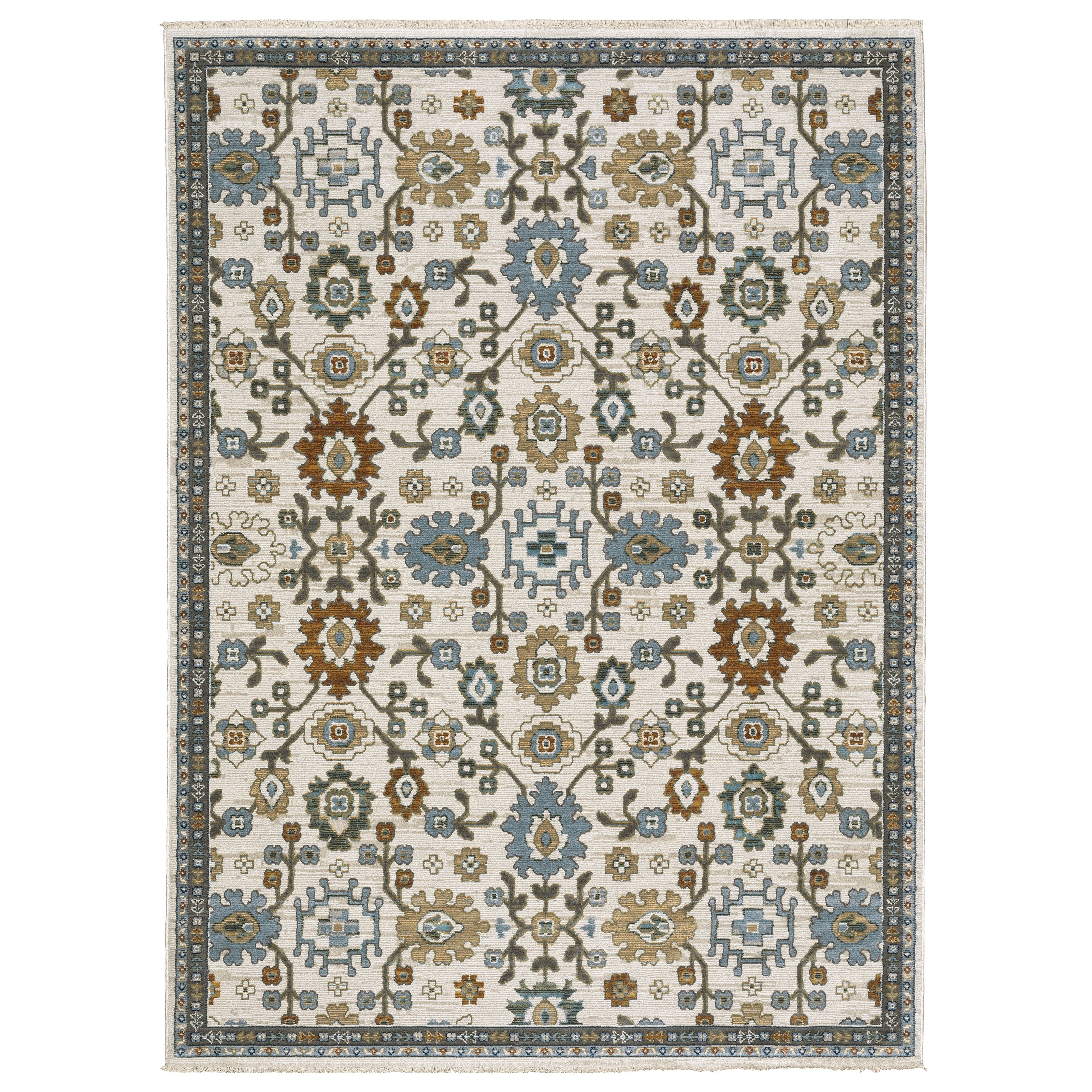 Oriental Weavers Keira KEI02 Ivory/Multi Area Rug