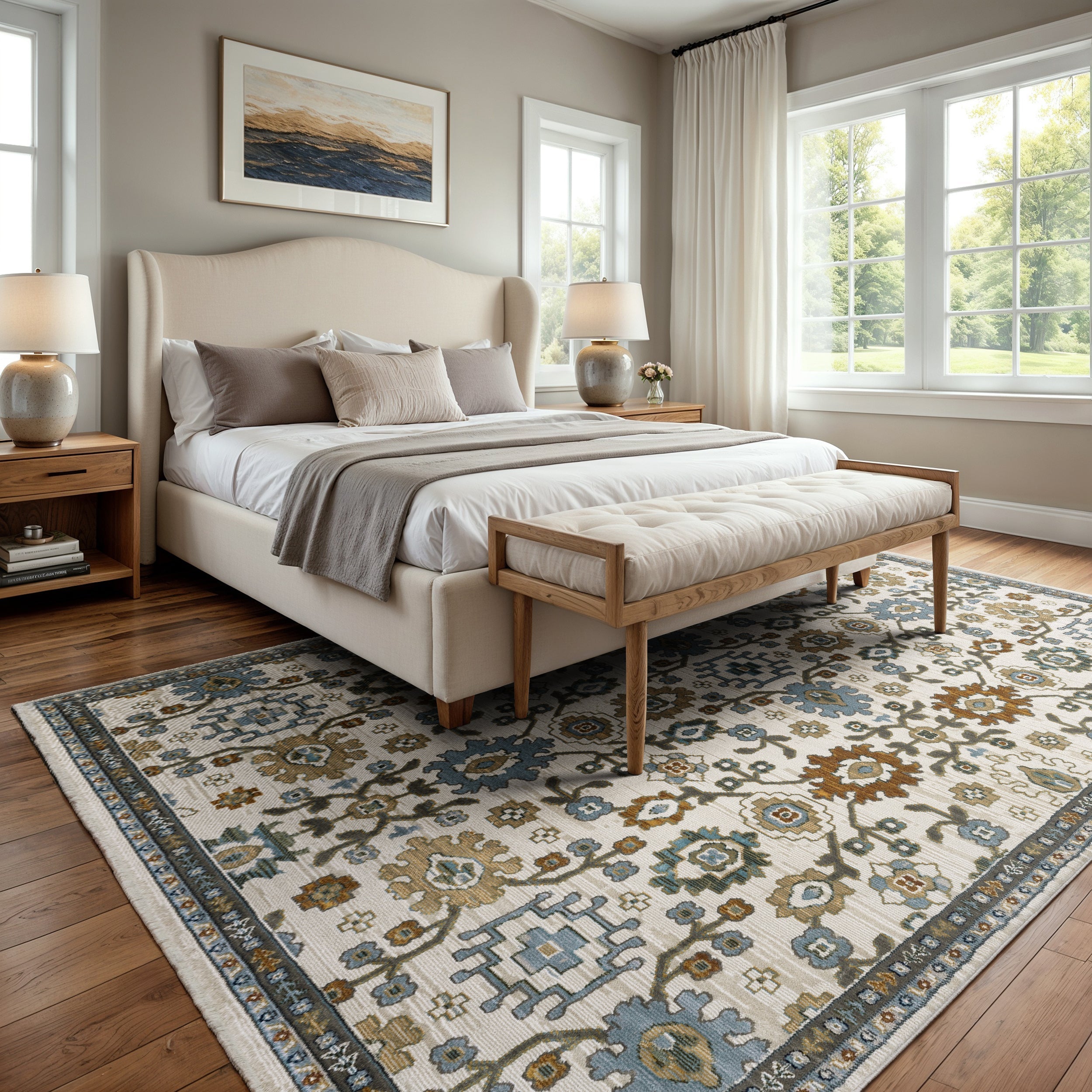 Oriental Weavers Keira KEI02 Ivory/Multi Area Rug