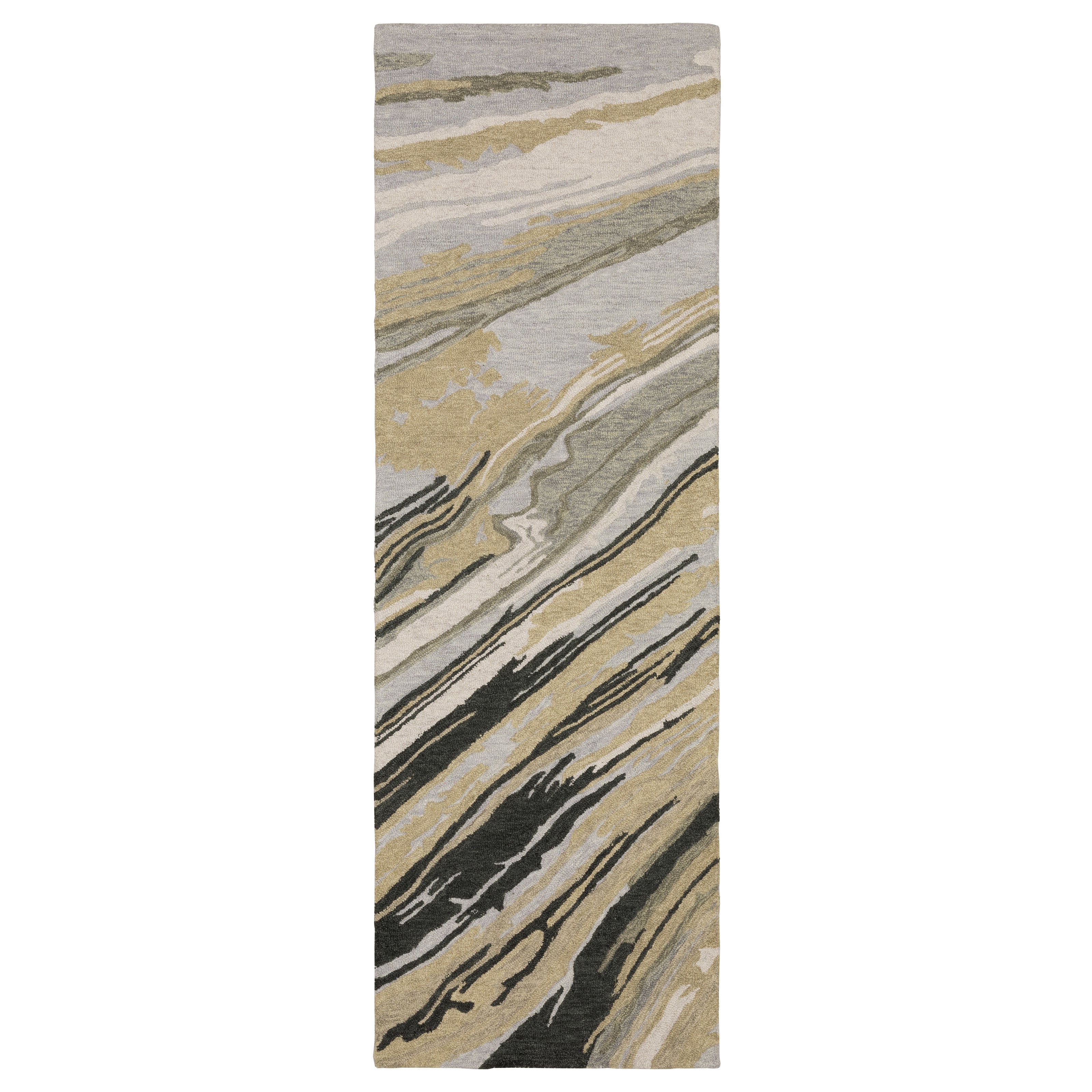 Oriental Weavers Kipton KIP05 Grey/Gold Area Rug