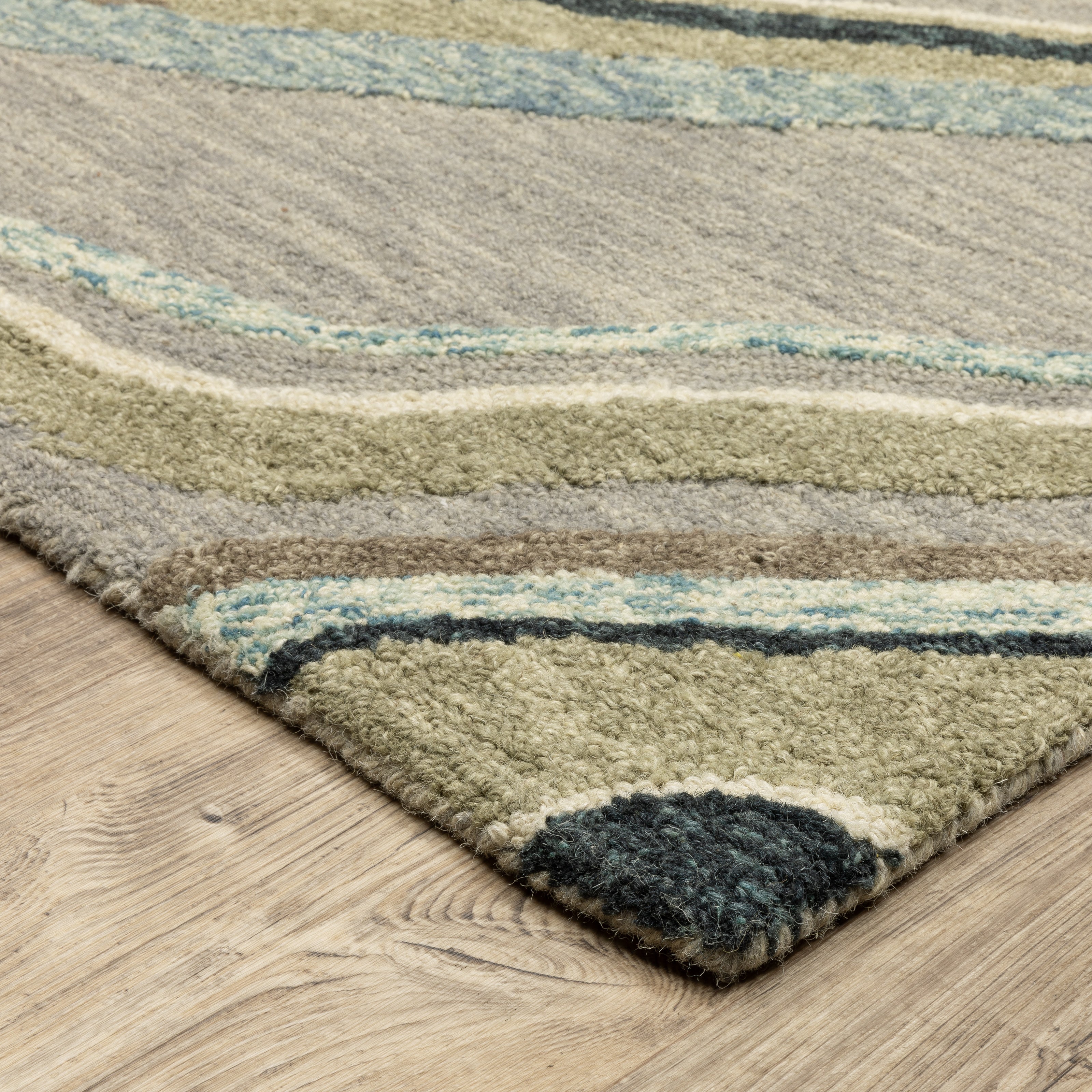 Oriental Weavers Kipton KIP07 Grey/Blue Area Rug