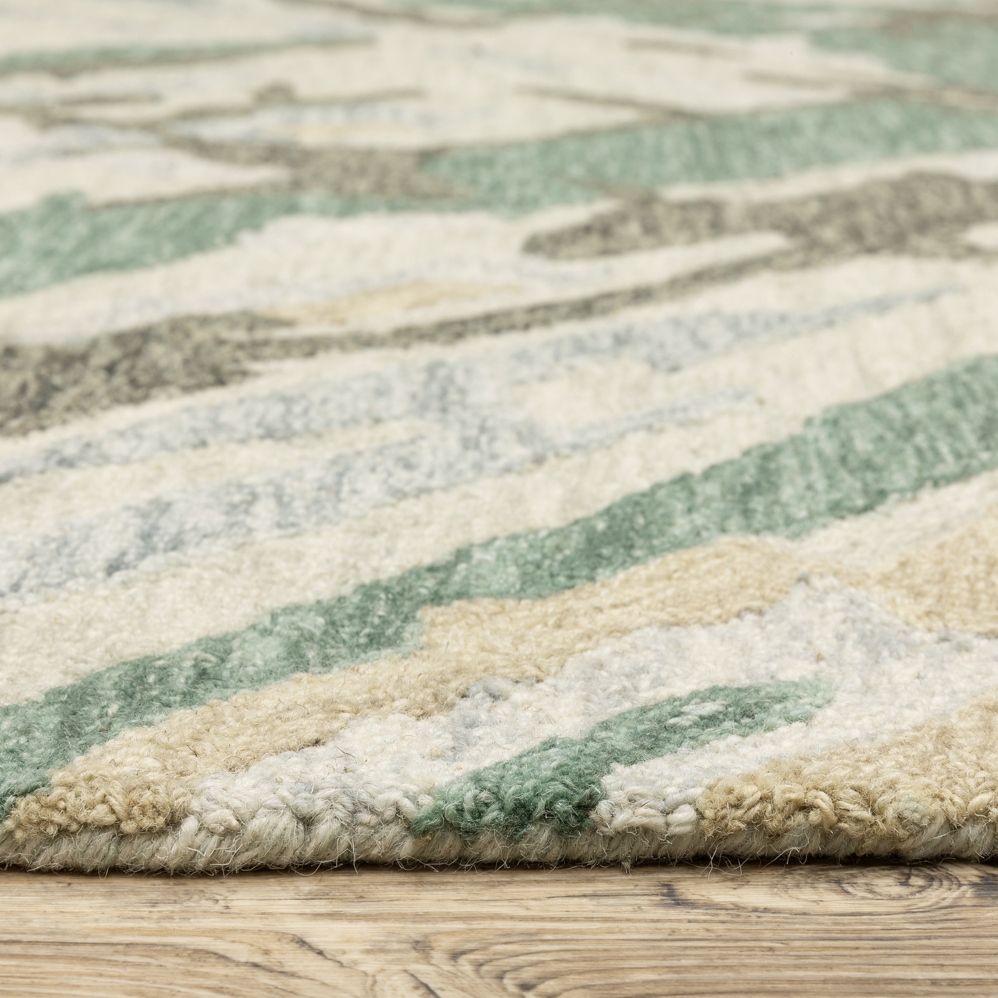 Oriental Weavers Kipton KIP08 Grey/Teal Area Rug