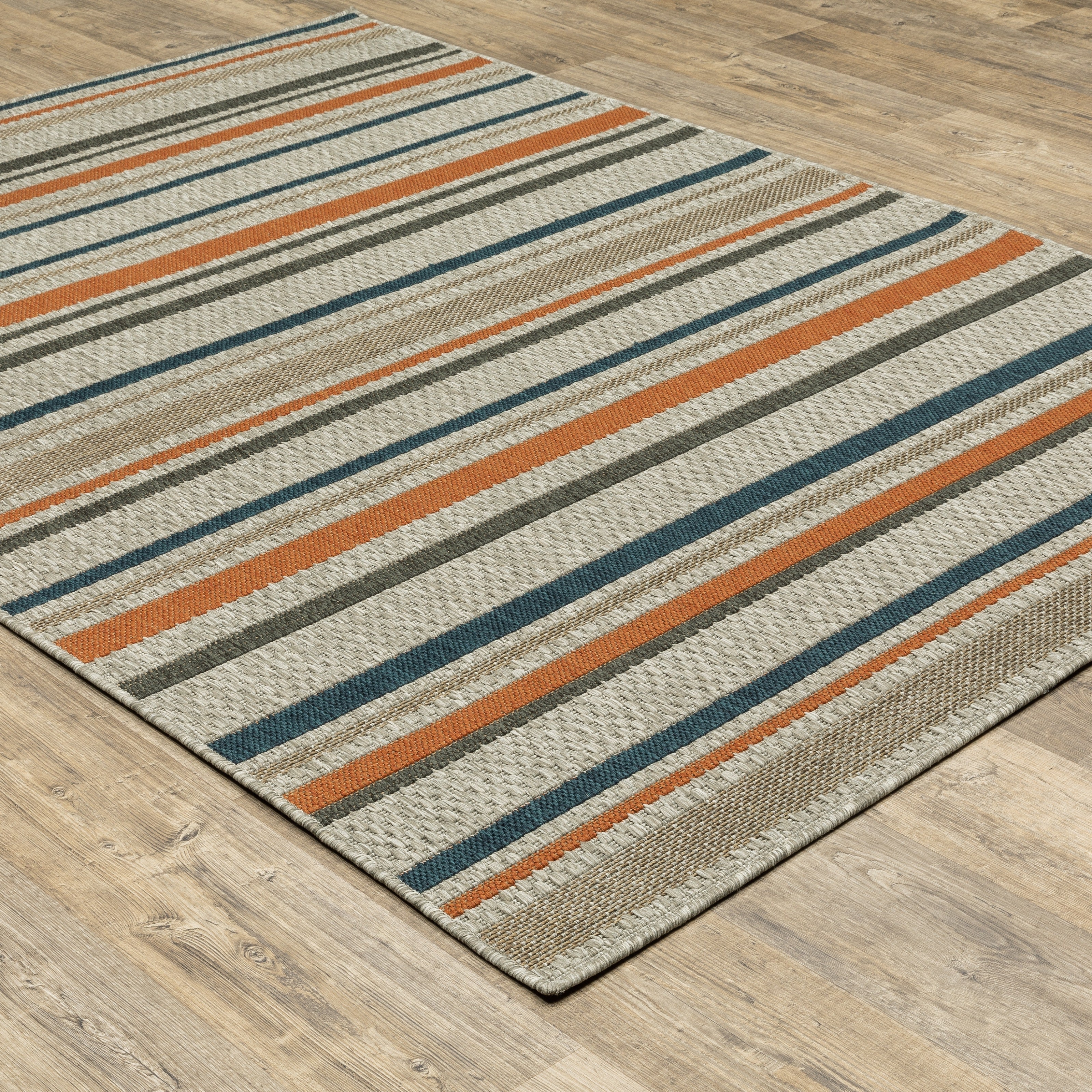Oriental Weavers Latitude 602W Grey/Blue Area Rug