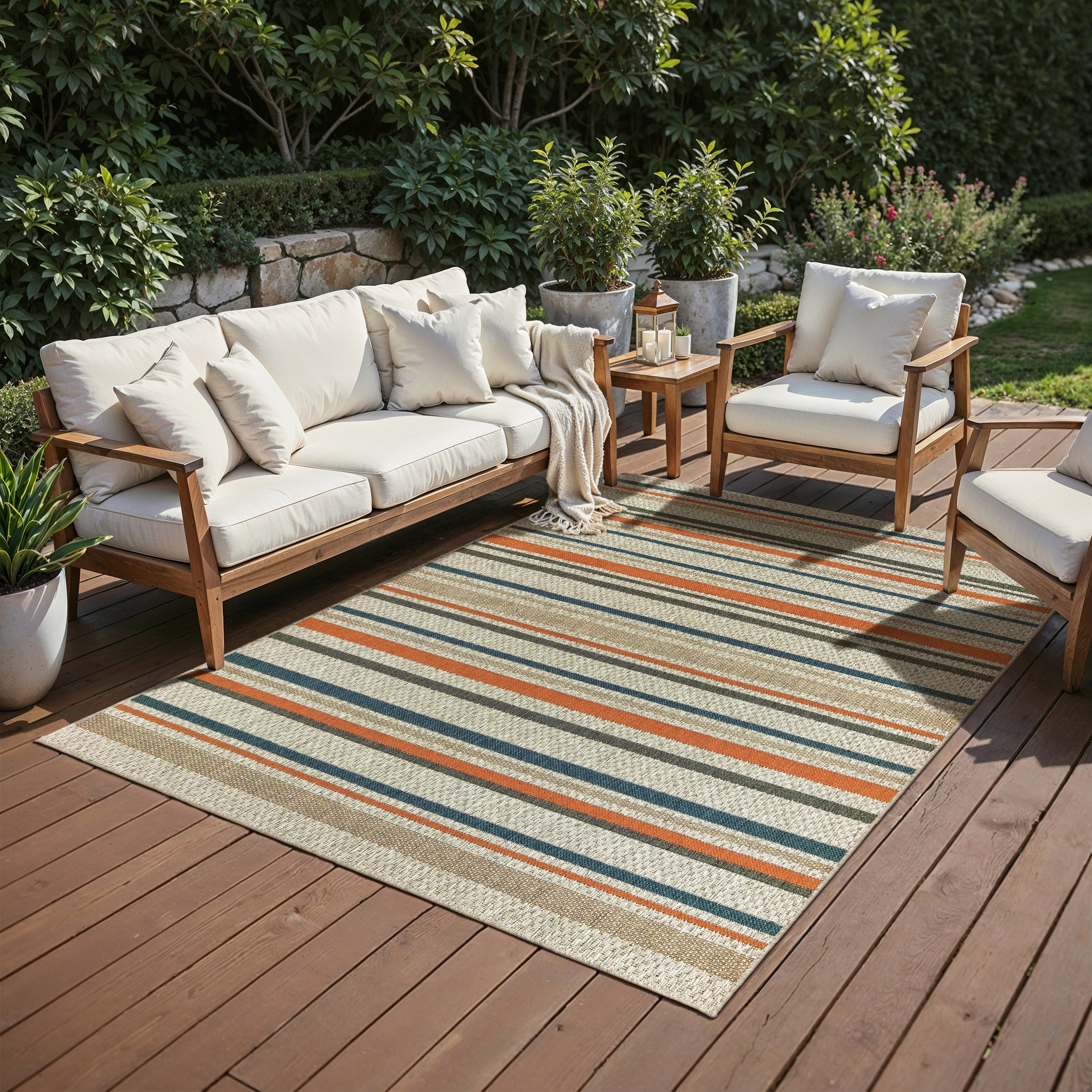 Oriental Weavers Latitude 602W Grey/Blue Area Rug
