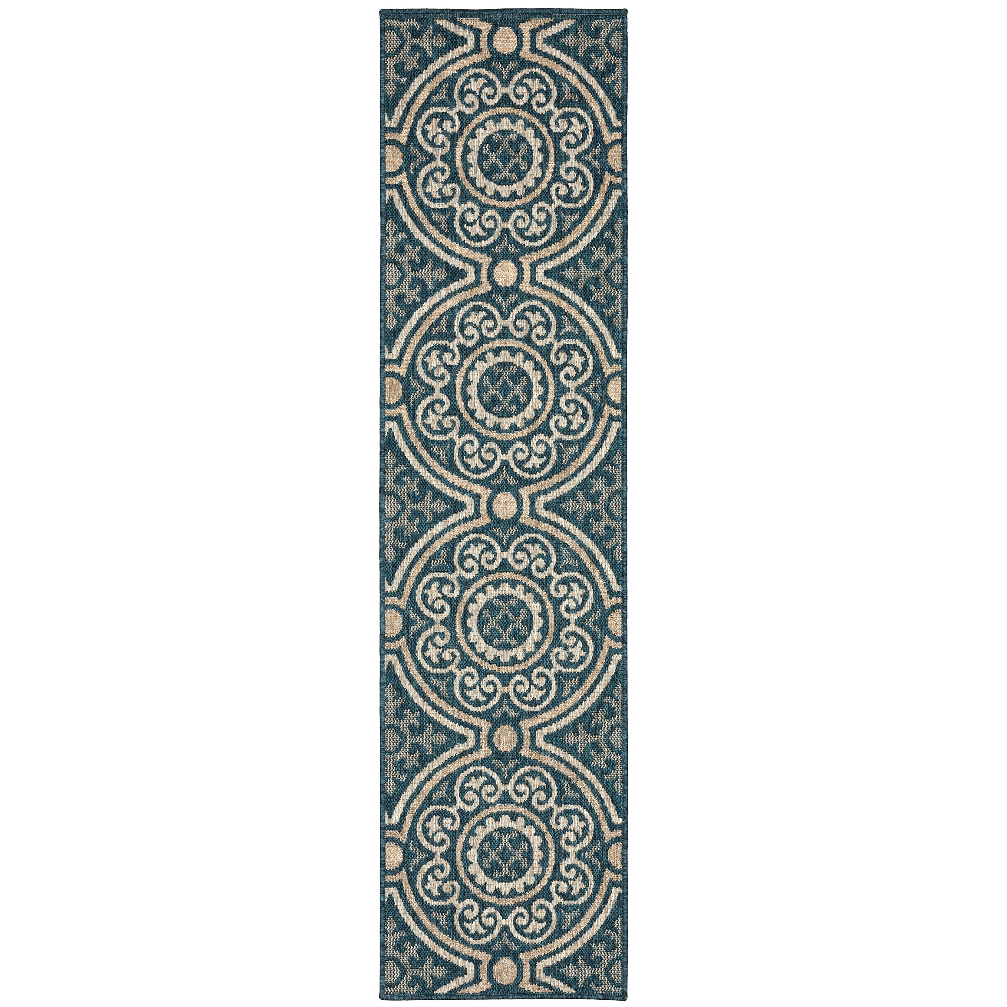Oriental Weavers Latitude 609B Blue/Grey Area Rug