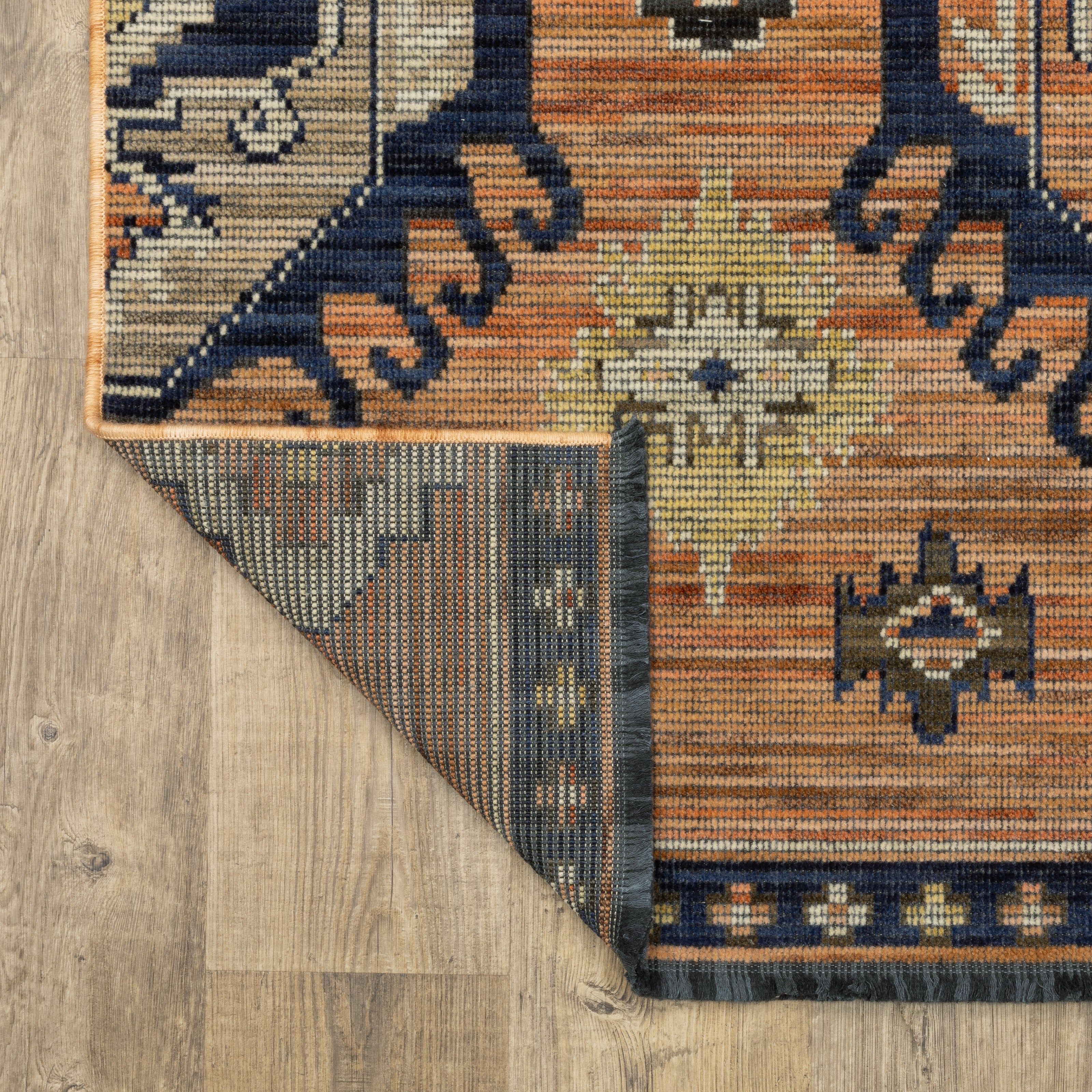 Oriental Weavers Legacy LGY01 Rust/Blue Area Rug