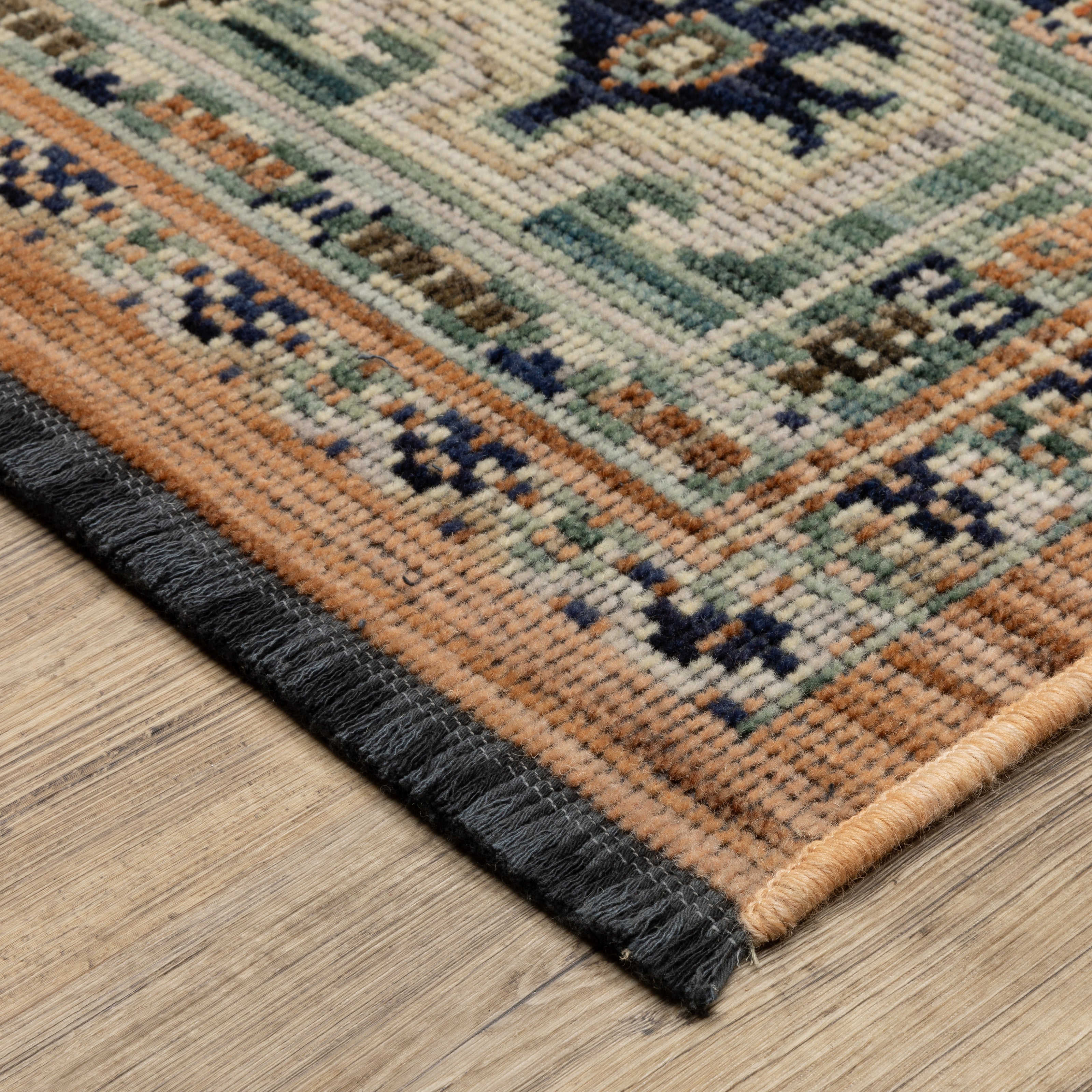 Oriental Weavers Legacy LGY04 Rust/Blue Area Rug