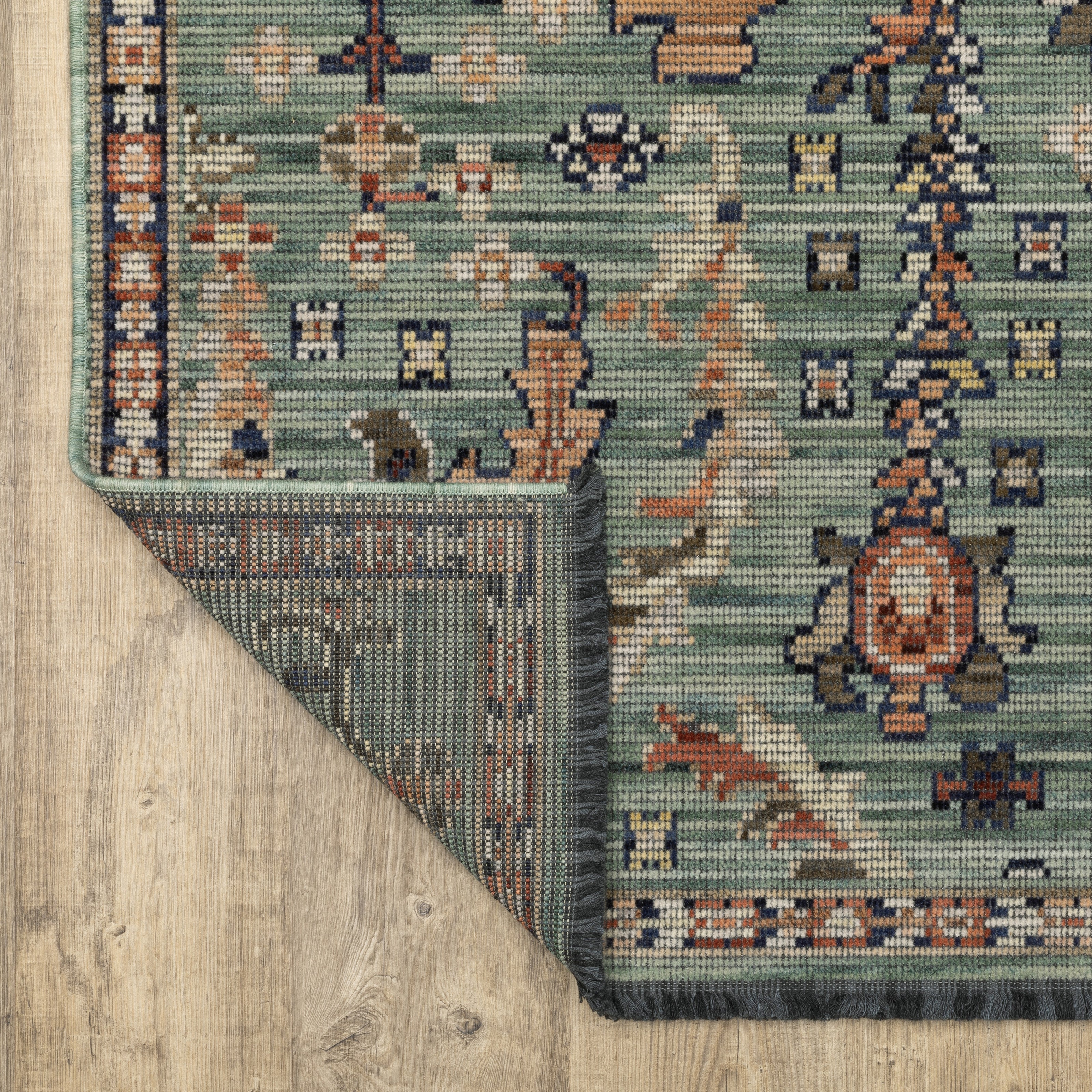 Oriental Weavers Legacy LGY05 Blue/Rust Area Rug