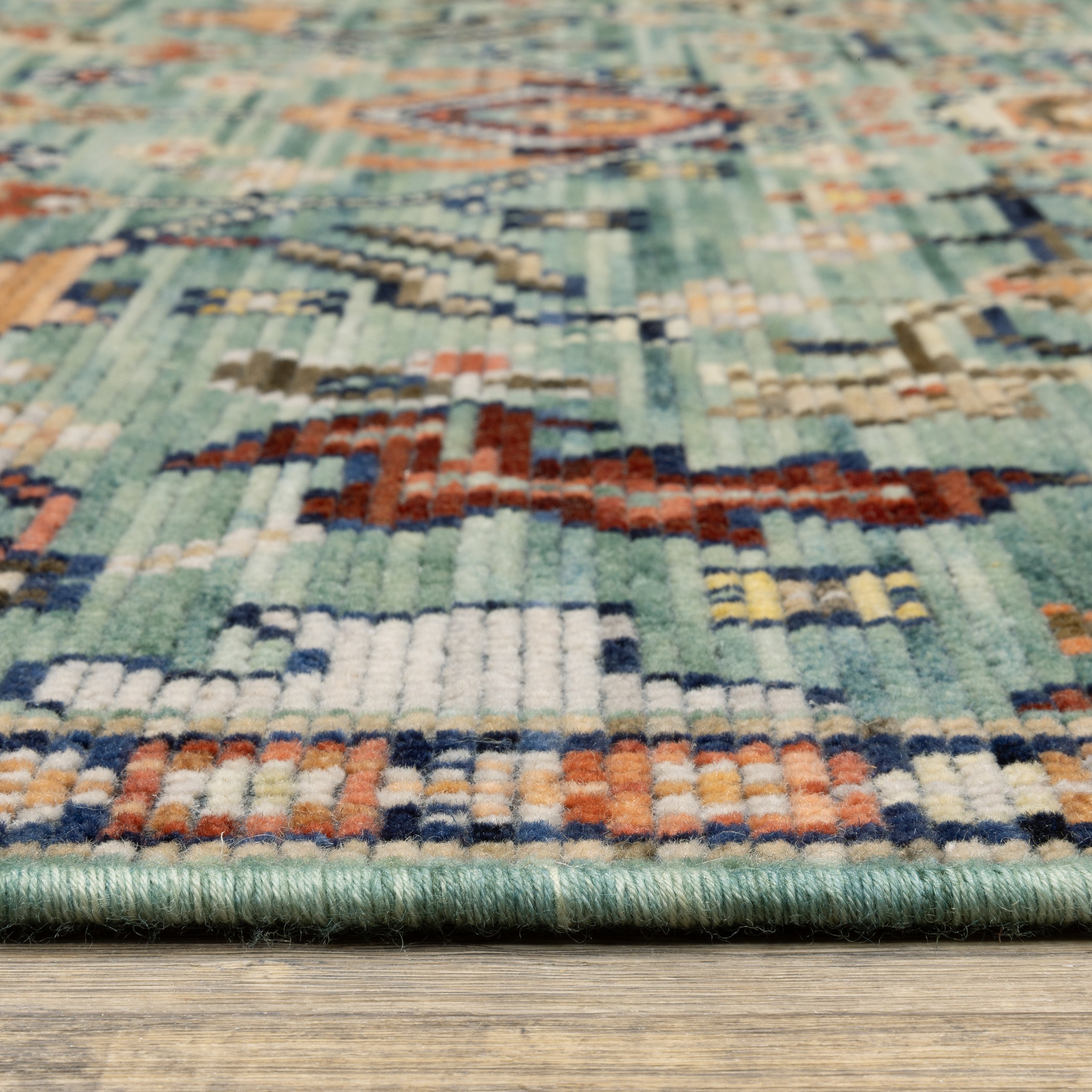 Oriental Weavers Legacy LGY05 Blue/Rust Area Rug