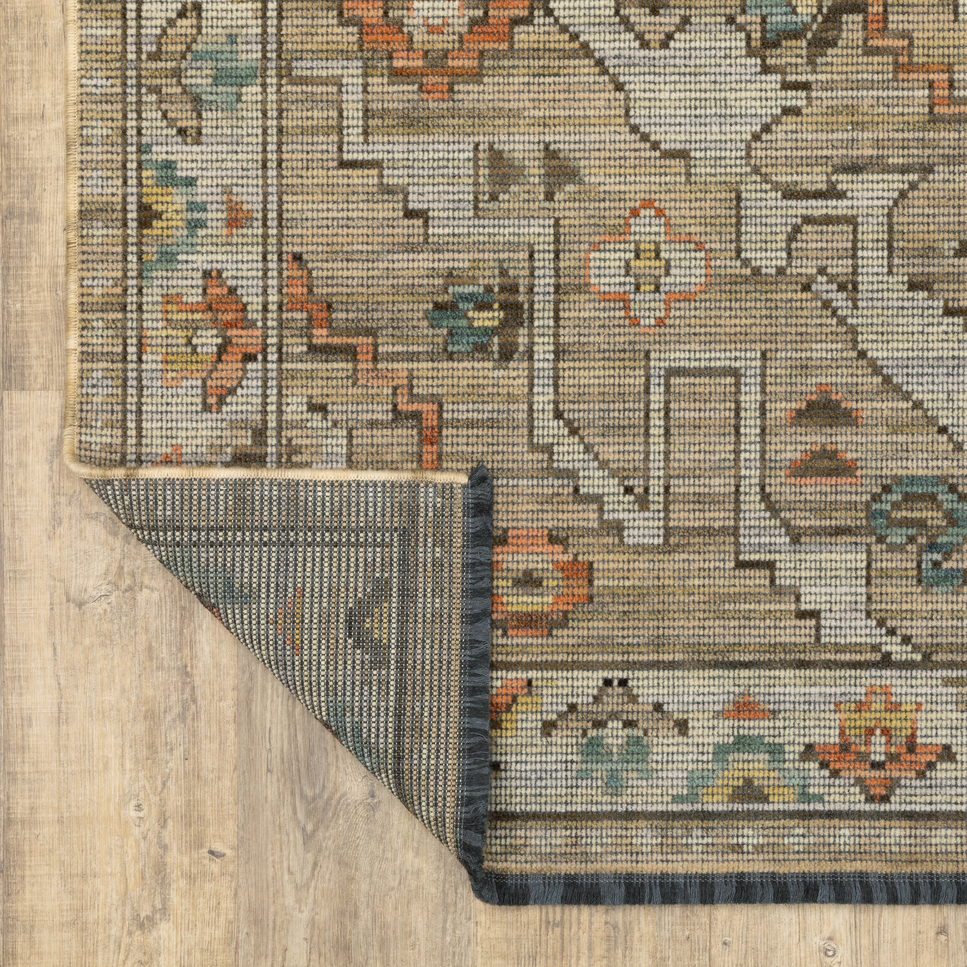 Oriental Weavers Legacy LGY08 Rust/Blue Area Rug