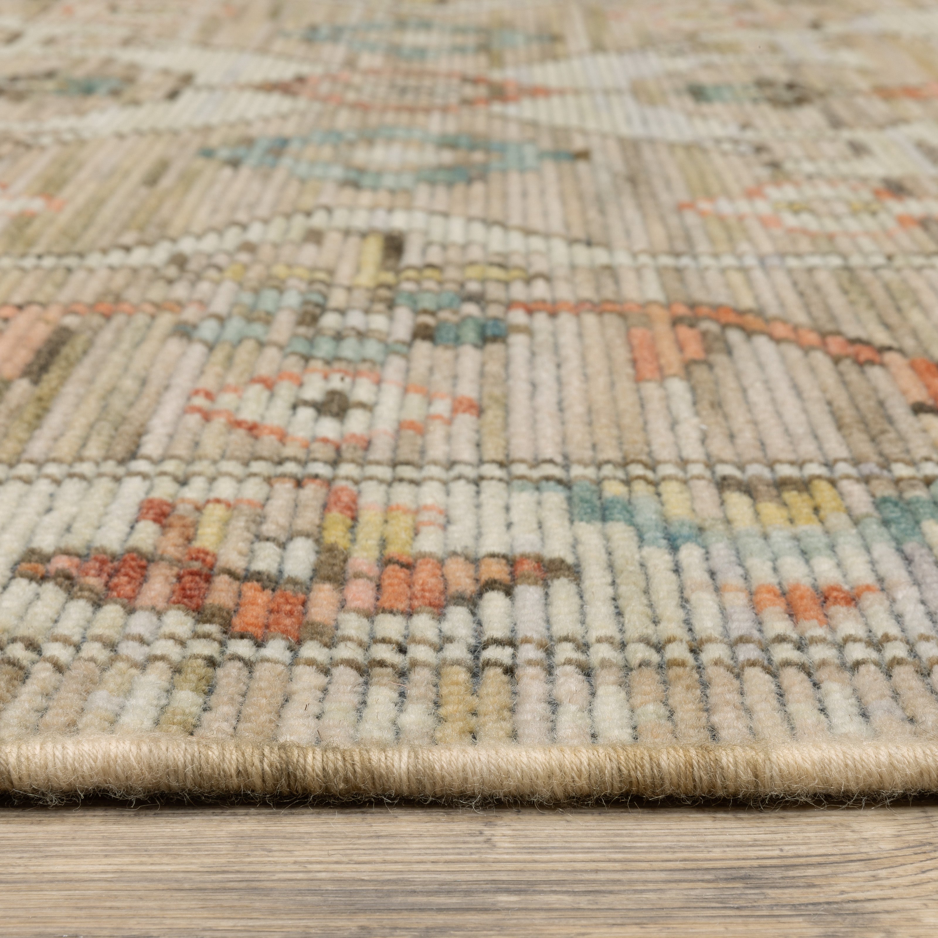 Oriental Weavers Legacy LGY08 Rust/Blue Area Rug