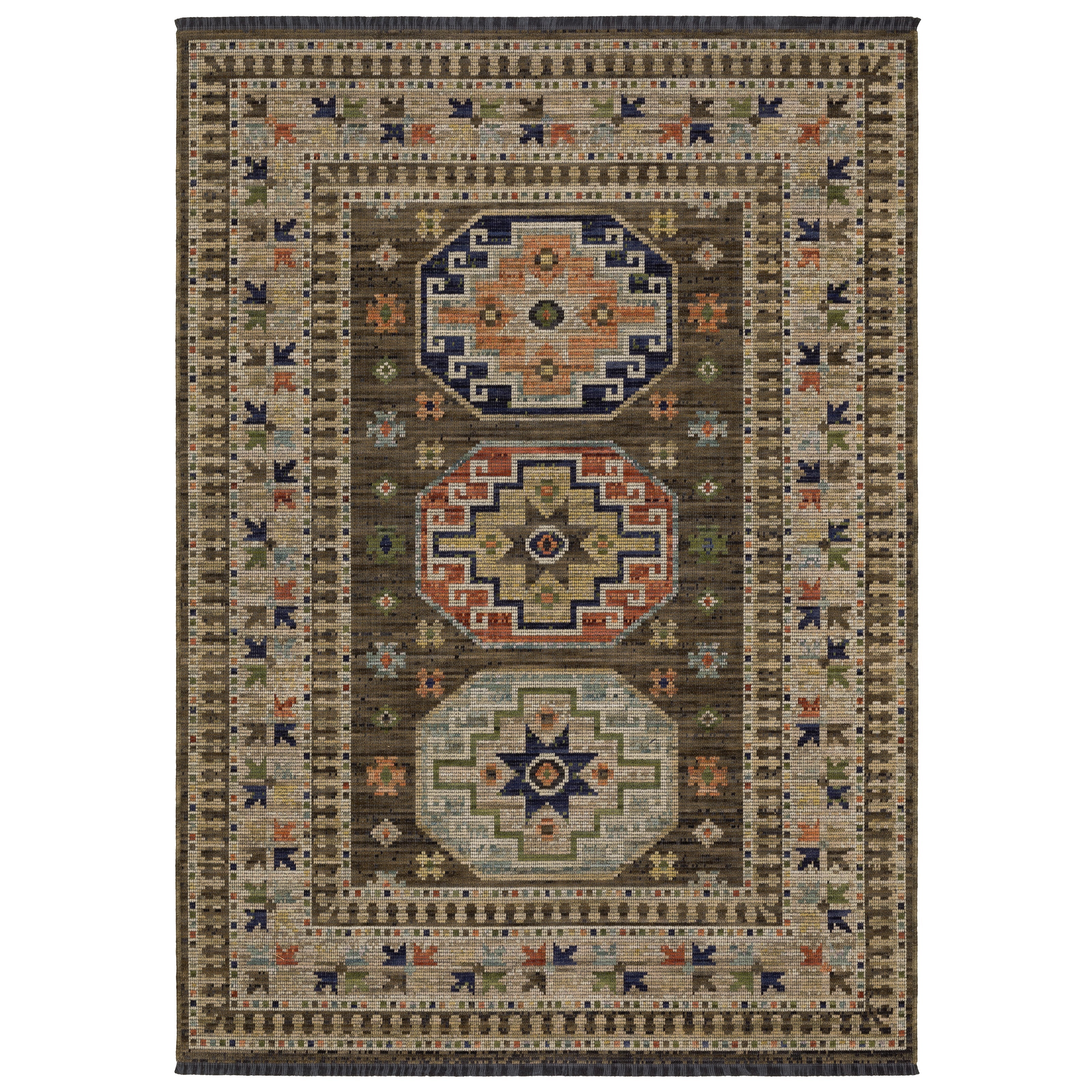 Oriental Weavers Legacy LGY09 Brown/Multi Area Rug