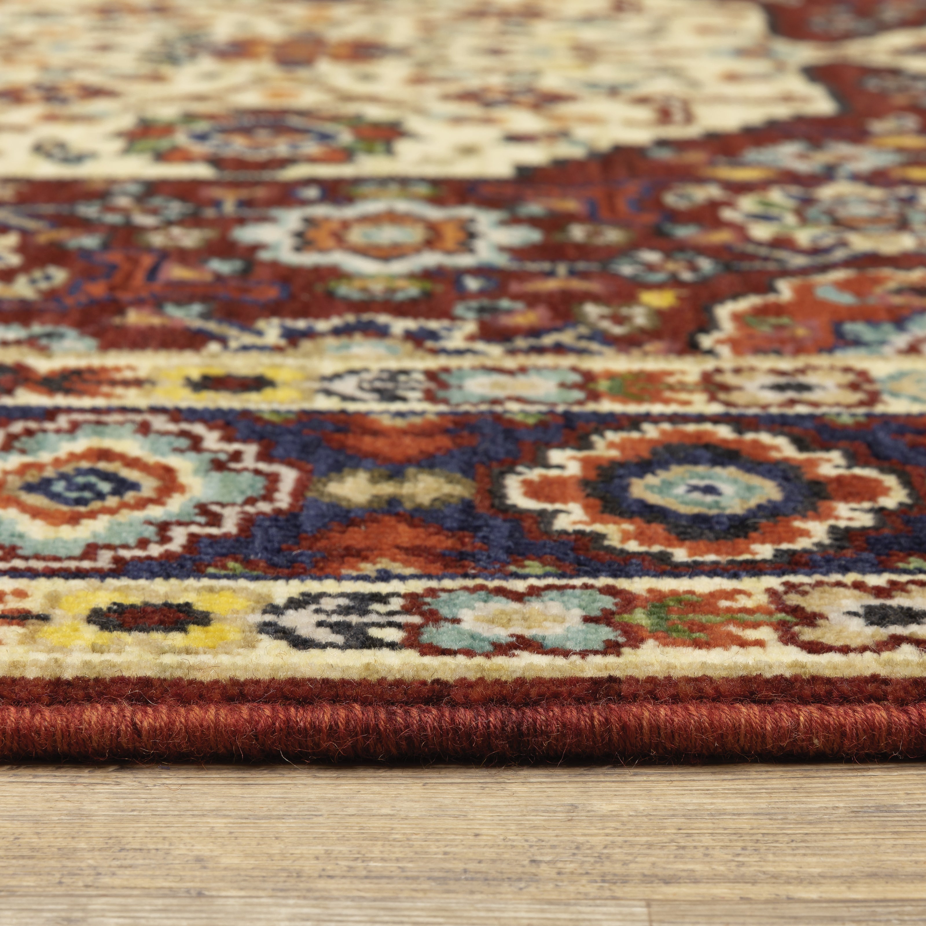 Oriental Weavers Lilihan 1802W Red/Ivory Area Rug