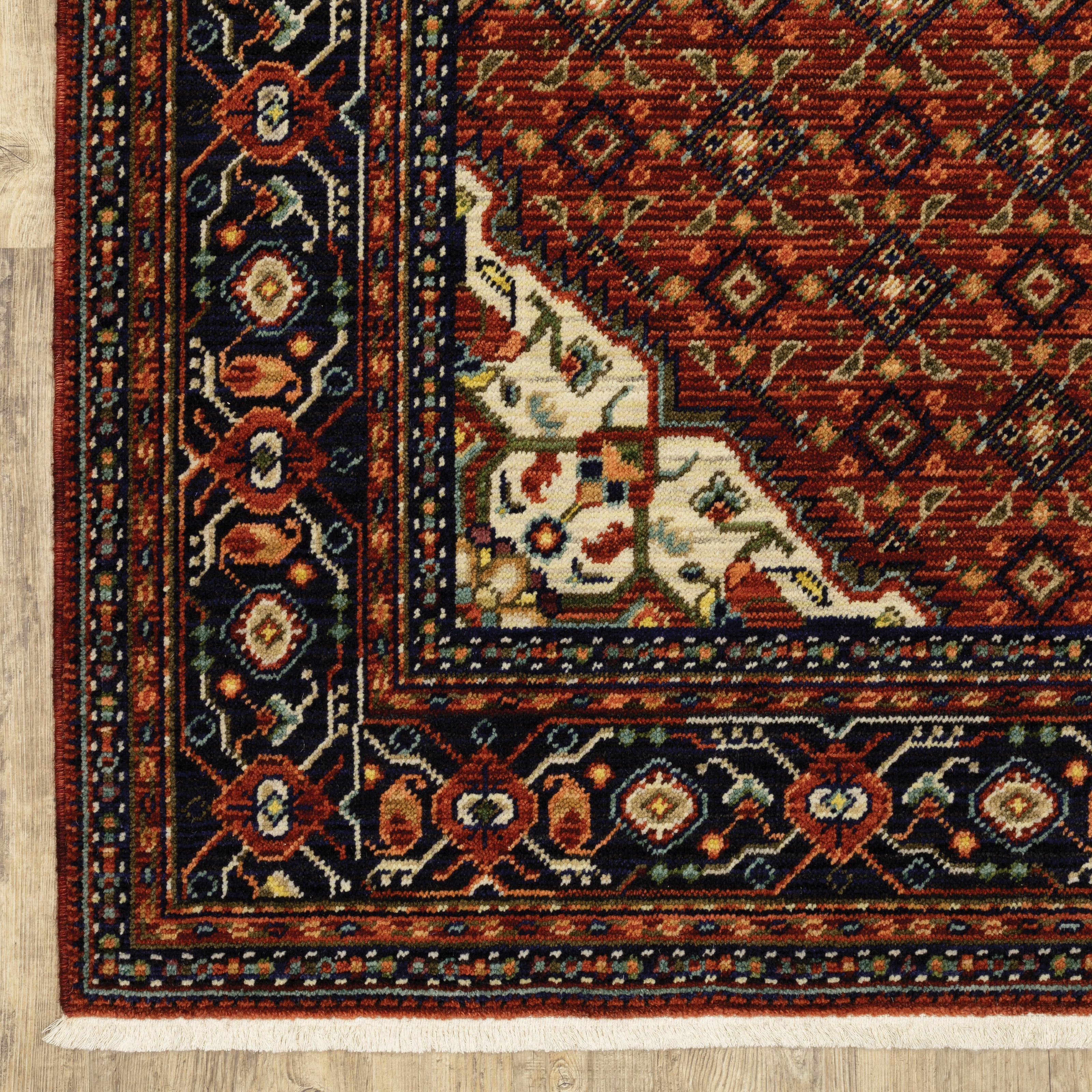Oriental Weavers Lilihan 1C Red/Blue Area Rug