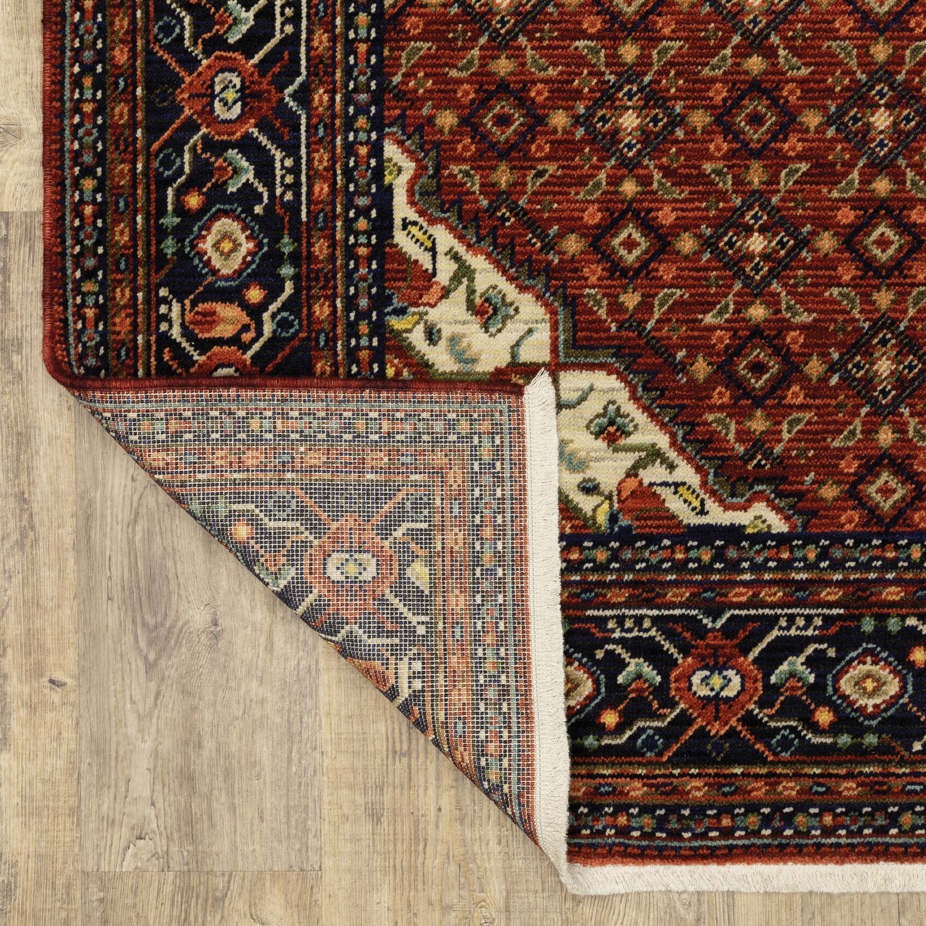 Oriental Weavers Lilihan 1C Red/Blue Area Rug
